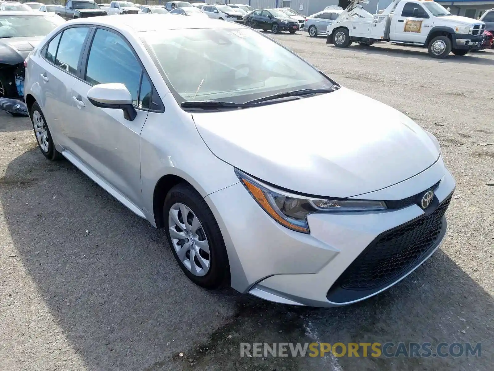 1 Photograph of a damaged car 5YFEPRAE6LP073920 TOYOTA COROLLA 2020