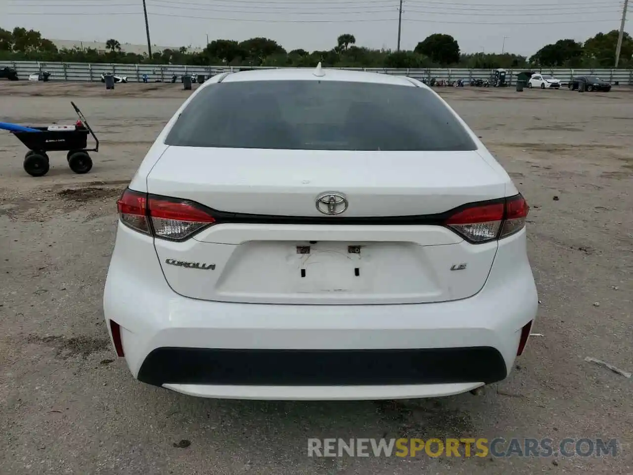 6 Photograph of a damaged car 5YFEPRAE6LP074405 TOYOTA COROLLA 2020