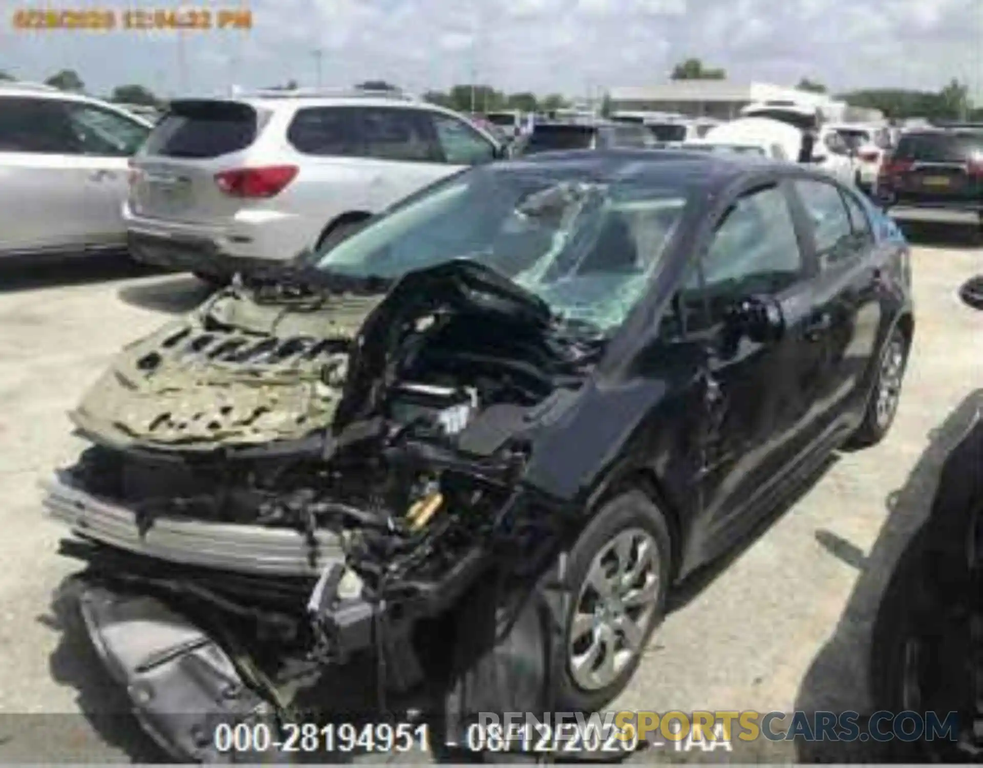 2 Photograph of a damaged car 5YFEPRAE6LP074503 TOYOTA COROLLA 2020