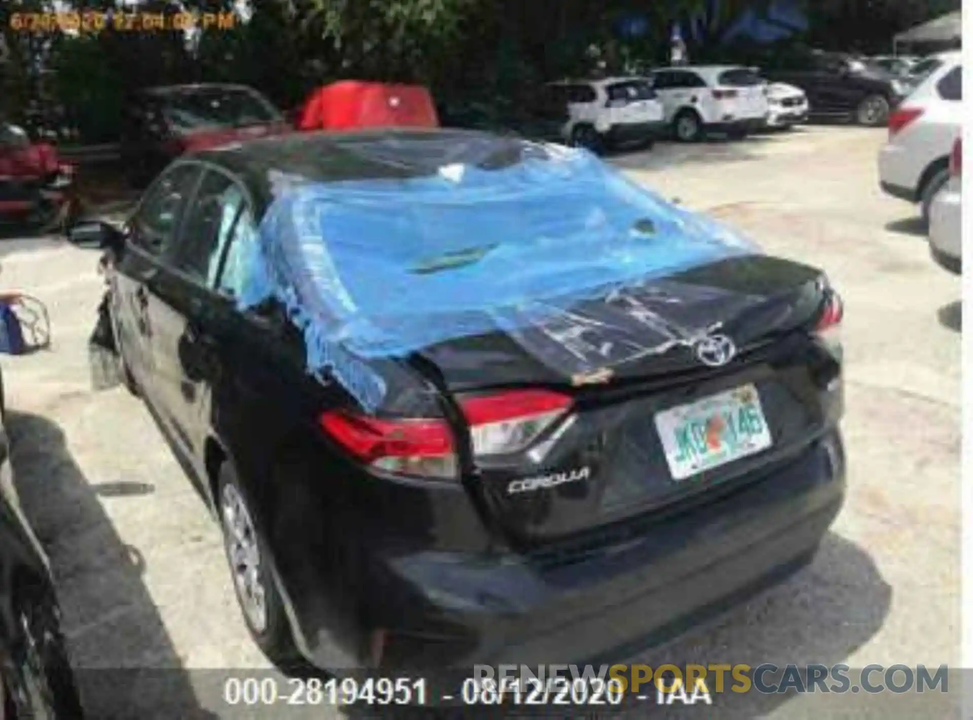 3 Photograph of a damaged car 5YFEPRAE6LP074503 TOYOTA COROLLA 2020