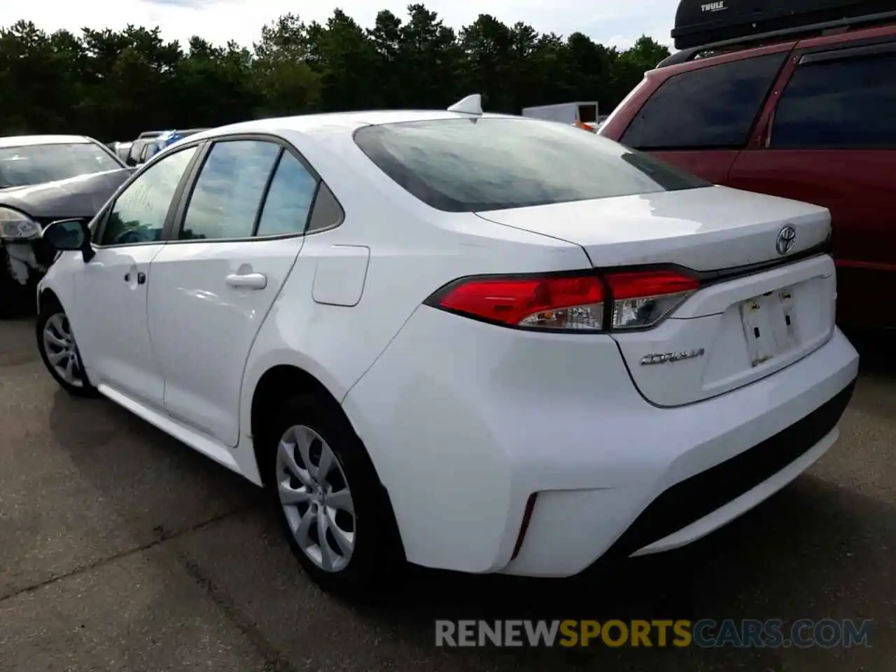 3 Photograph of a damaged car 5YFEPRAE6LP074825 TOYOTA COROLLA 2020