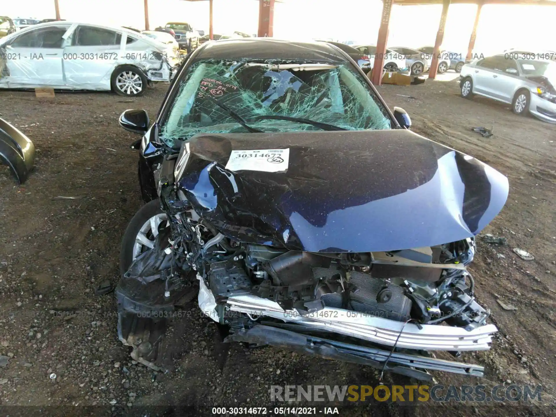 6 Photograph of a damaged car 5YFEPRAE6LP075196 TOYOTA COROLLA 2020