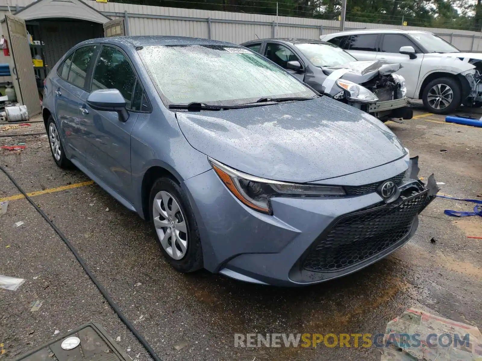 1 Photograph of a damaged car 5YFEPRAE6LP076011 TOYOTA COROLLA 2020