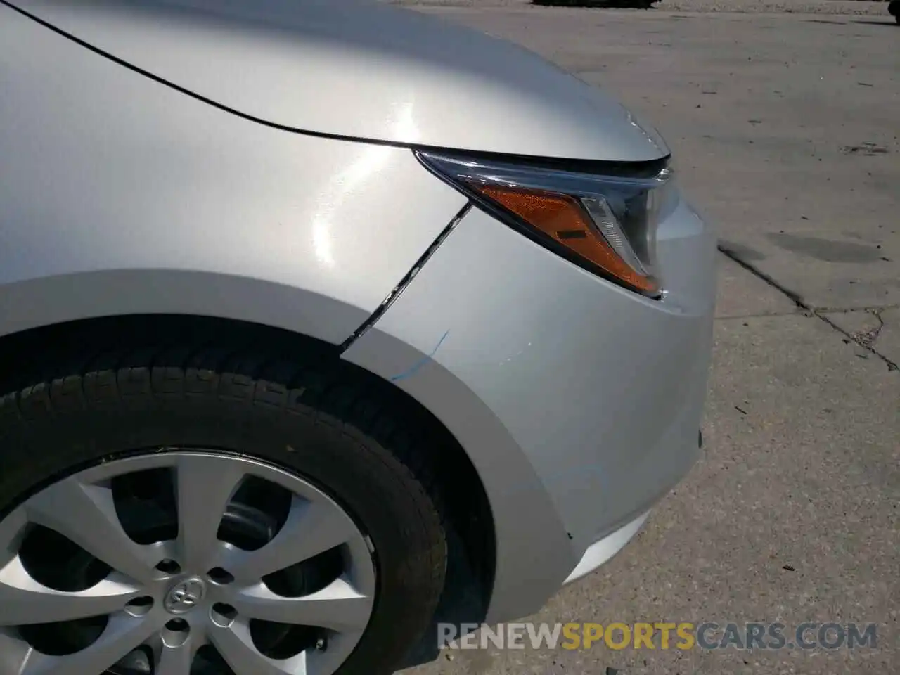 9 Photograph of a damaged car 5YFEPRAE6LP076249 TOYOTA COROLLA 2020