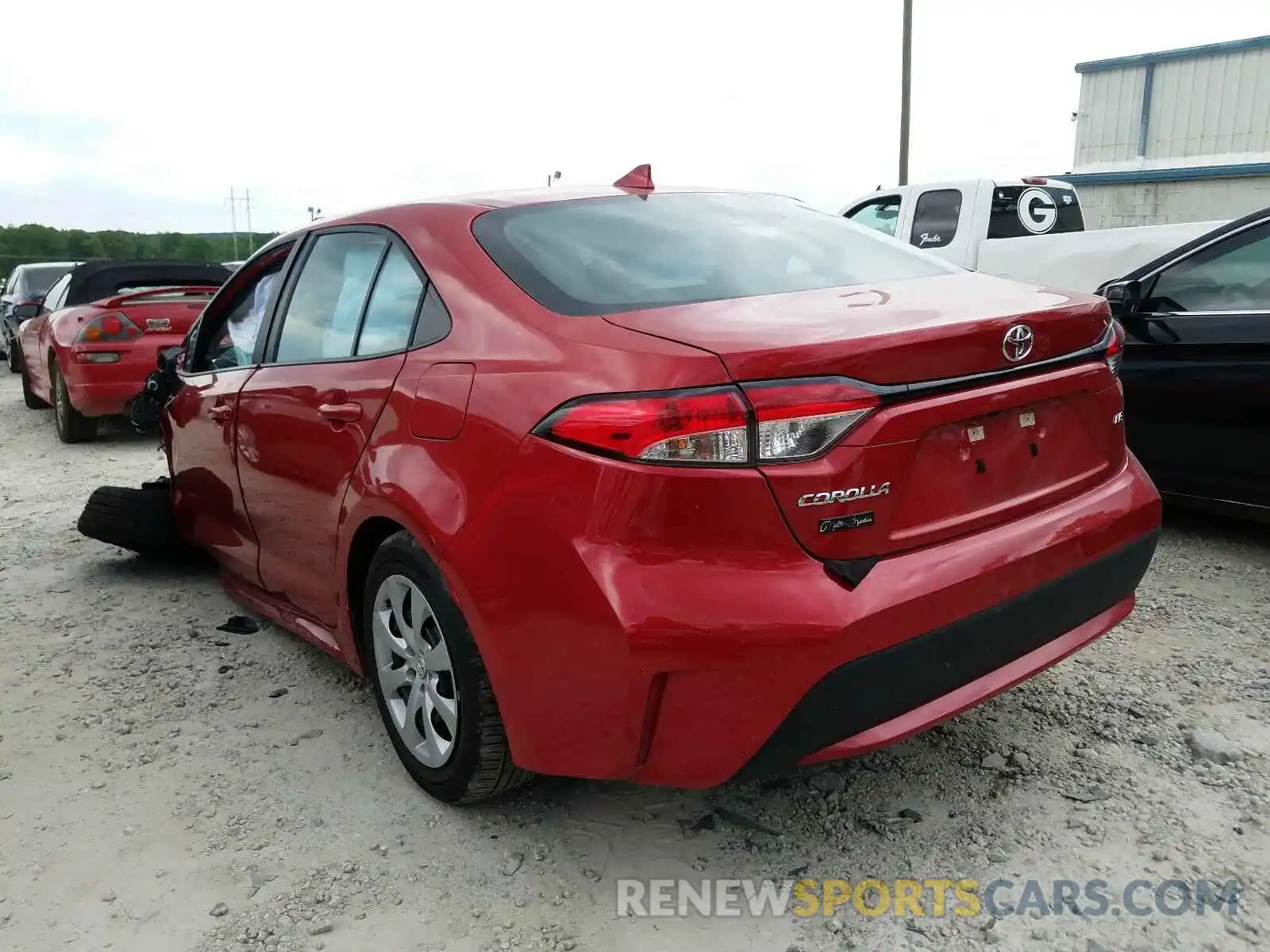 3 Photograph of a damaged car 5YFEPRAE6LP076932 TOYOTA COROLLA 2020