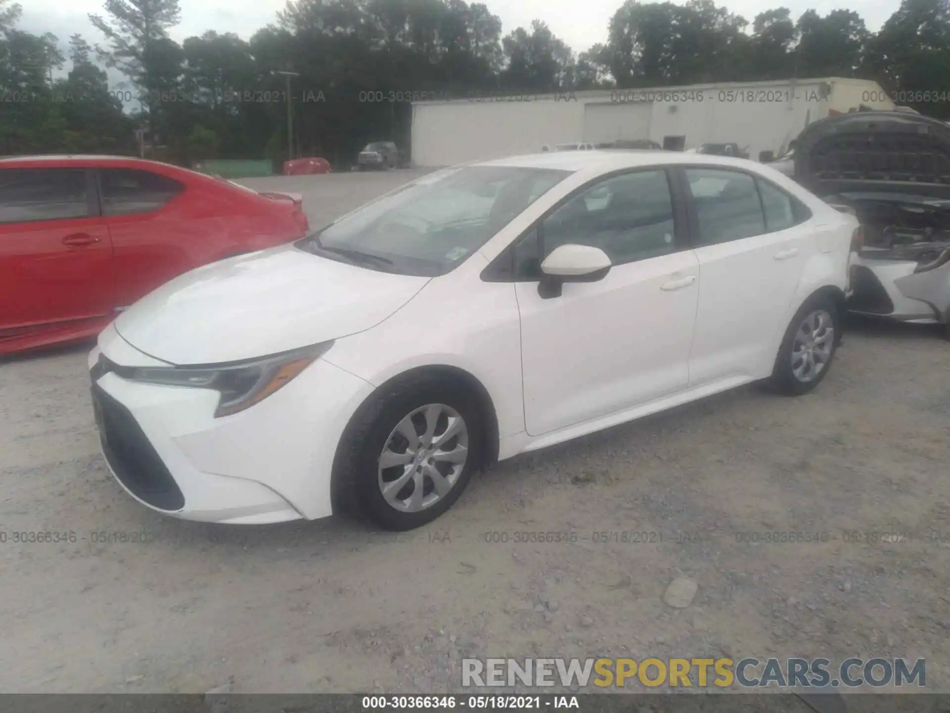 2 Photograph of a damaged car 5YFEPRAE6LP077143 TOYOTA COROLLA 2020