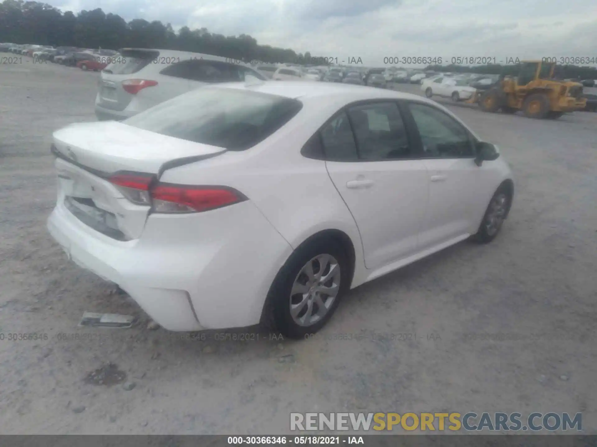 4 Photograph of a damaged car 5YFEPRAE6LP077143 TOYOTA COROLLA 2020