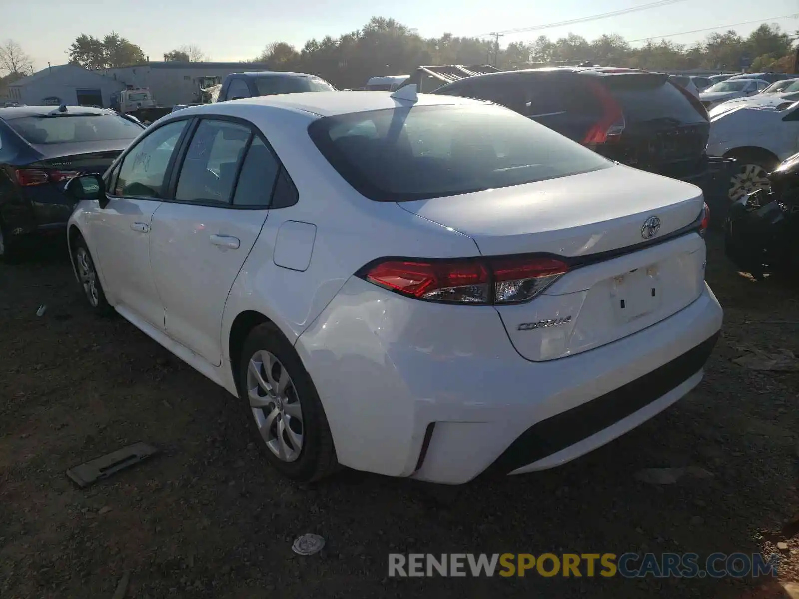 3 Photograph of a damaged car 5YFEPRAE6LP077286 TOYOTA COROLLA 2020