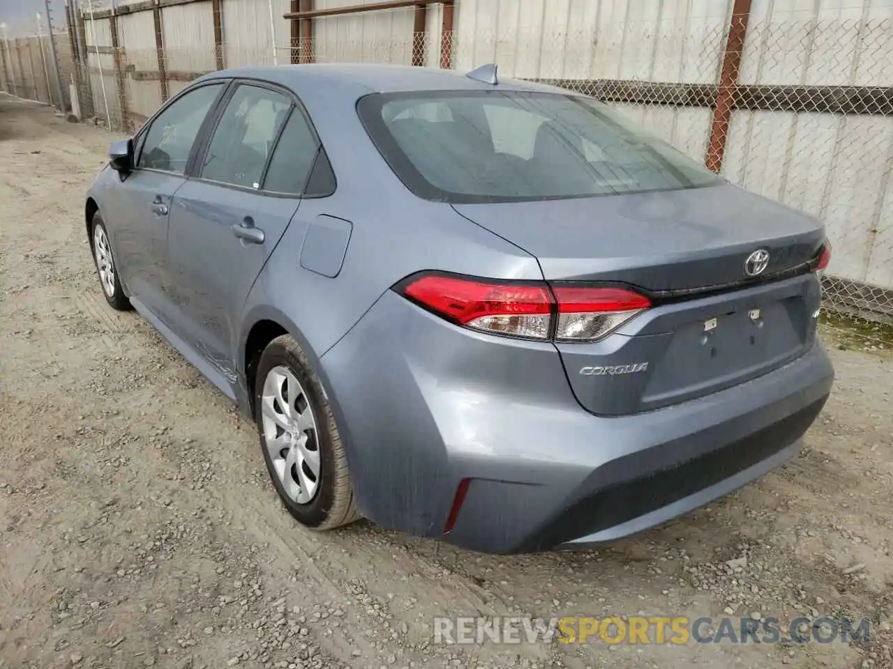 3 Photograph of a damaged car 5YFEPRAE6LP077627 TOYOTA COROLLA 2020