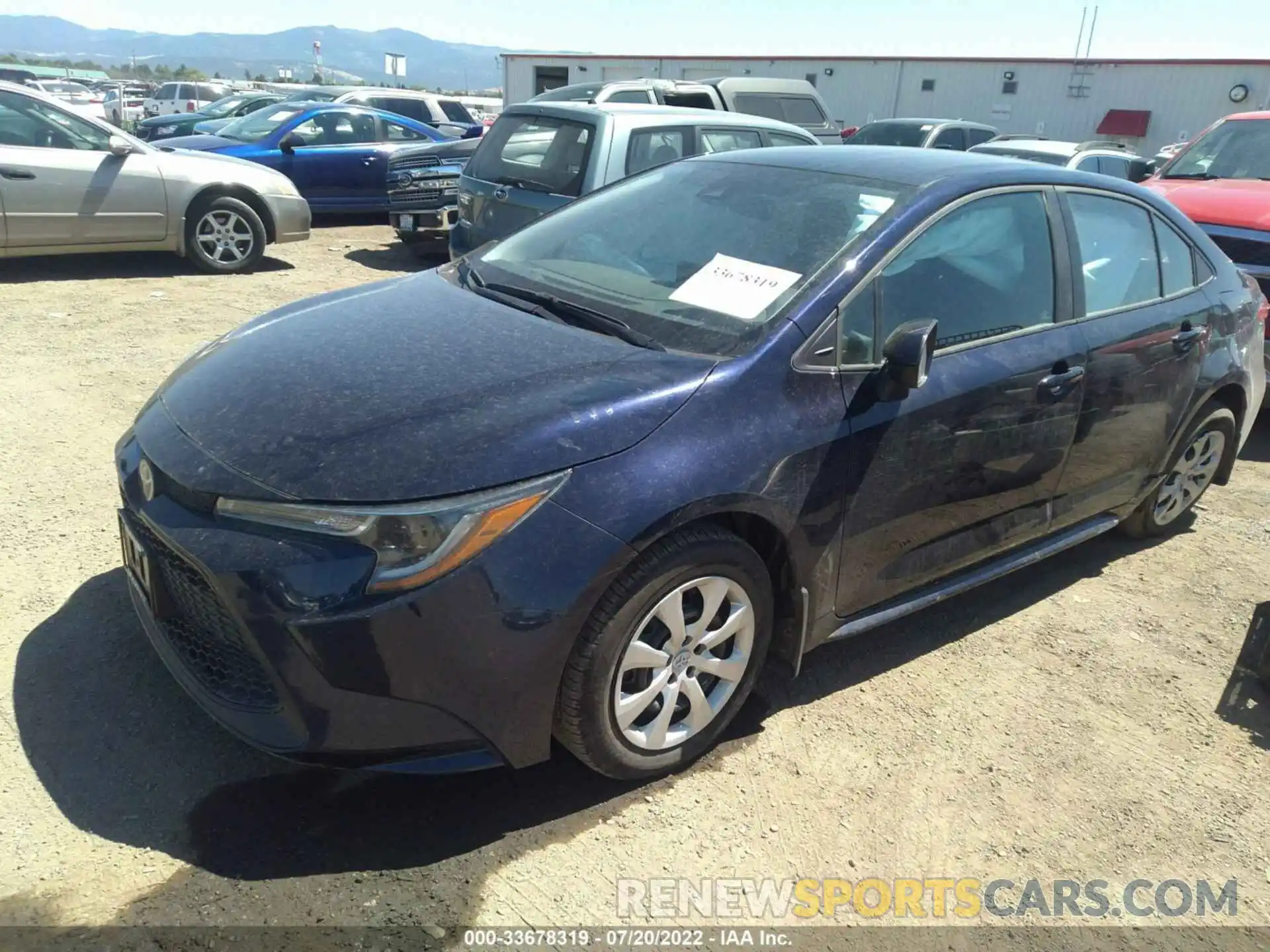 2 Photograph of a damaged car 5YFEPRAE6LP078017 TOYOTA COROLLA 2020