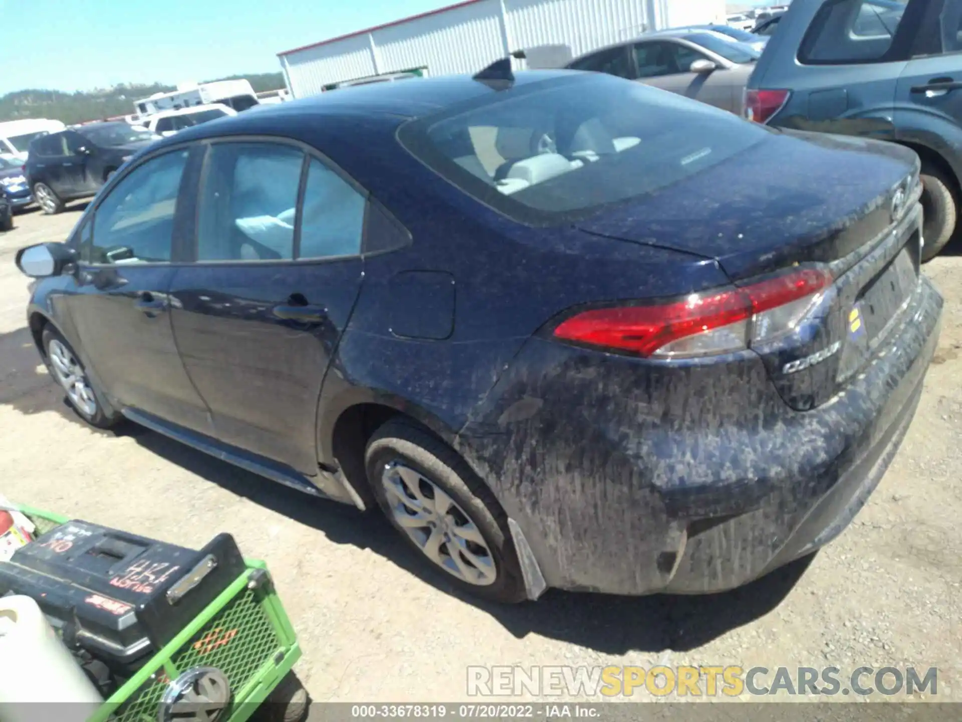 3 Photograph of a damaged car 5YFEPRAE6LP078017 TOYOTA COROLLA 2020