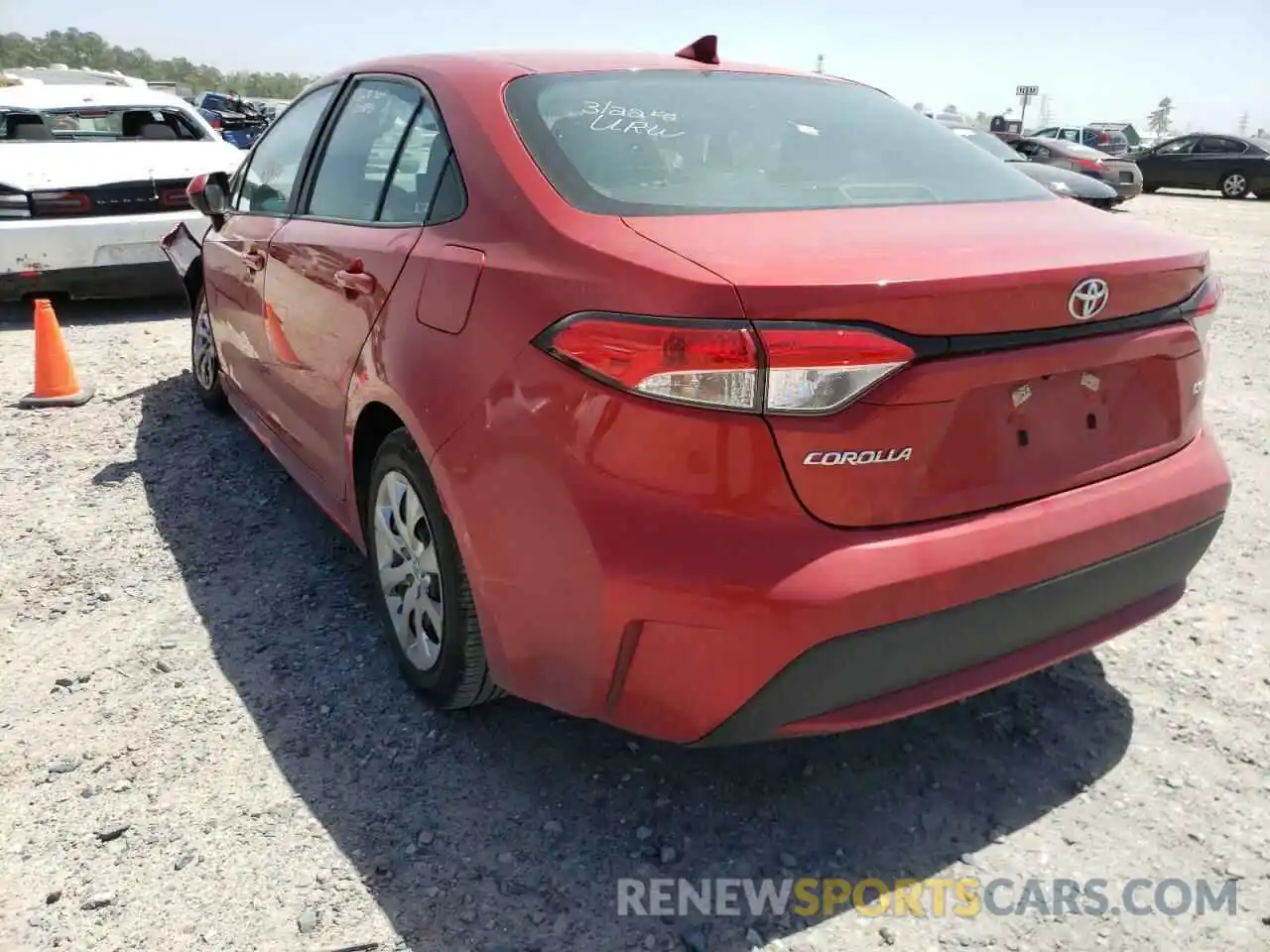 3 Photograph of a damaged car 5YFEPRAE6LP078079 TOYOTA COROLLA 2020