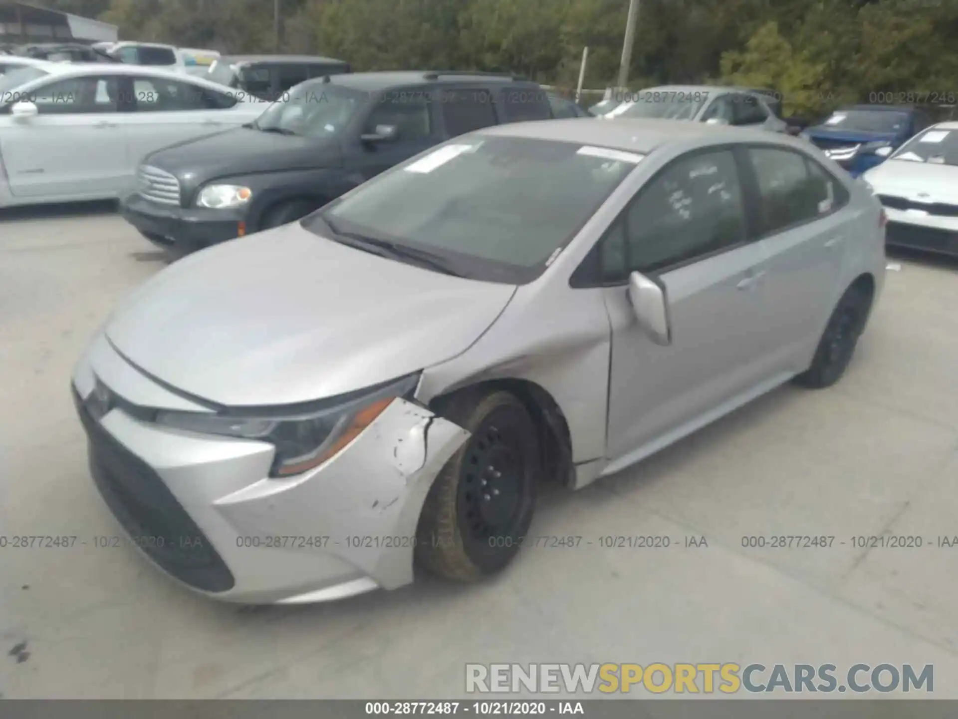 2 Photograph of a damaged car 5YFEPRAE6LP078258 TOYOTA COROLLA 2020