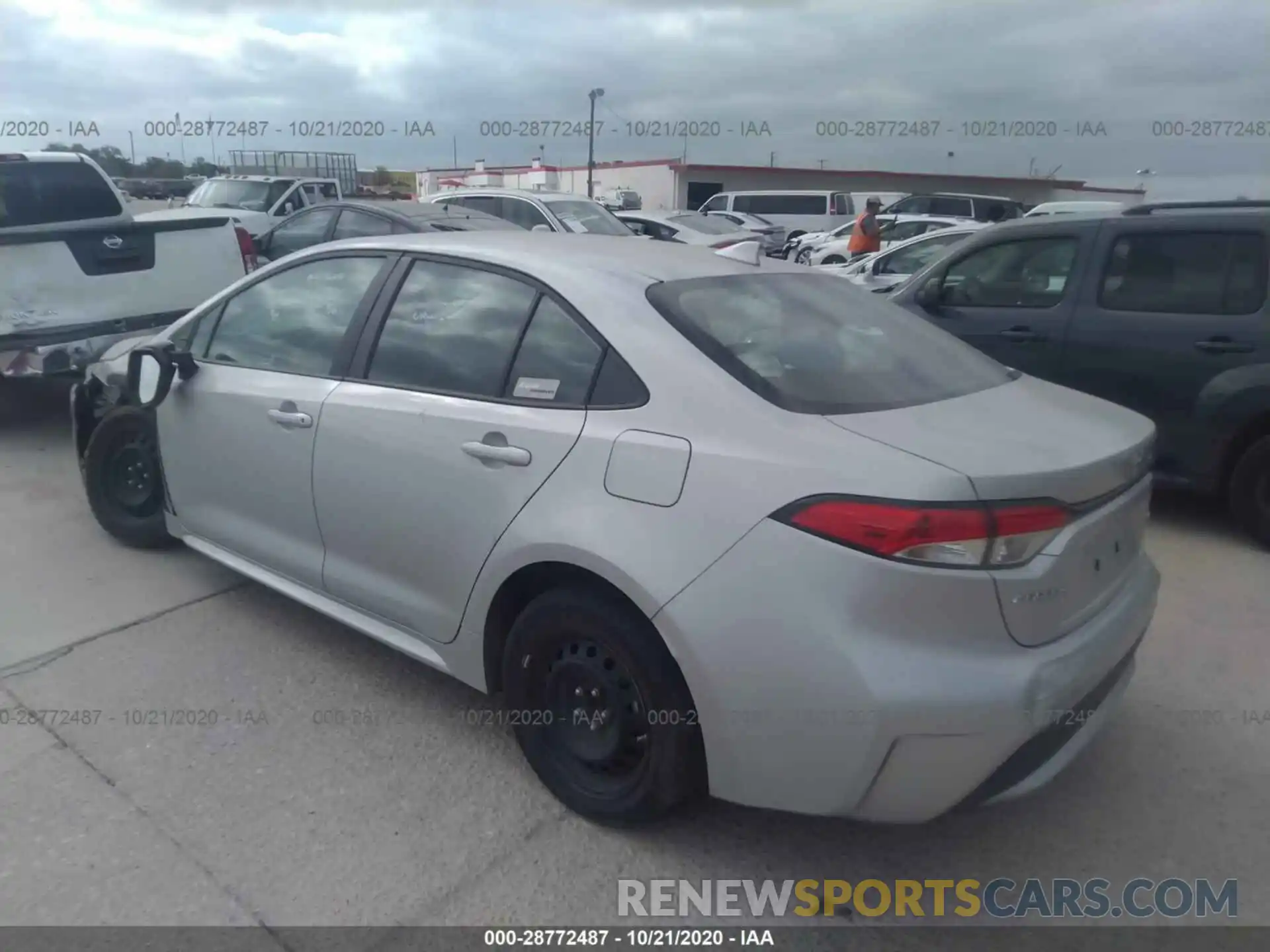 3 Photograph of a damaged car 5YFEPRAE6LP078258 TOYOTA COROLLA 2020