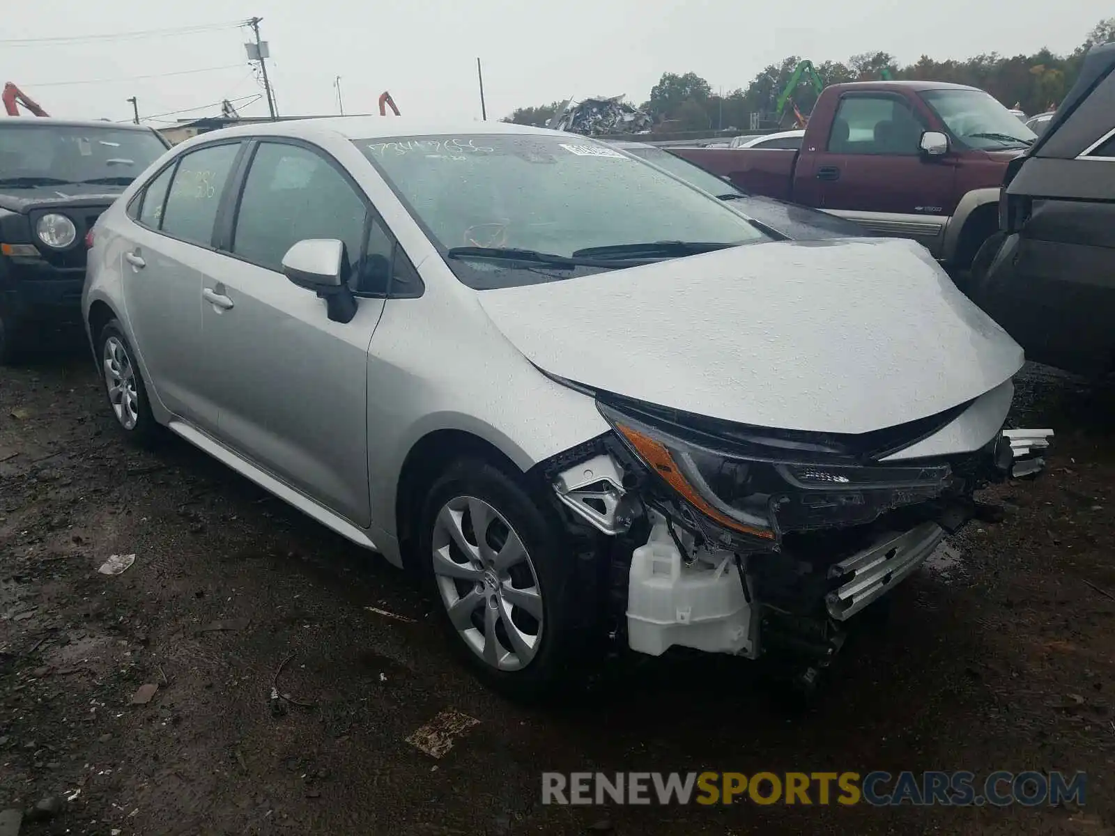 1 Photograph of a damaged car 5YFEPRAE6LP078678 TOYOTA COROLLA 2020