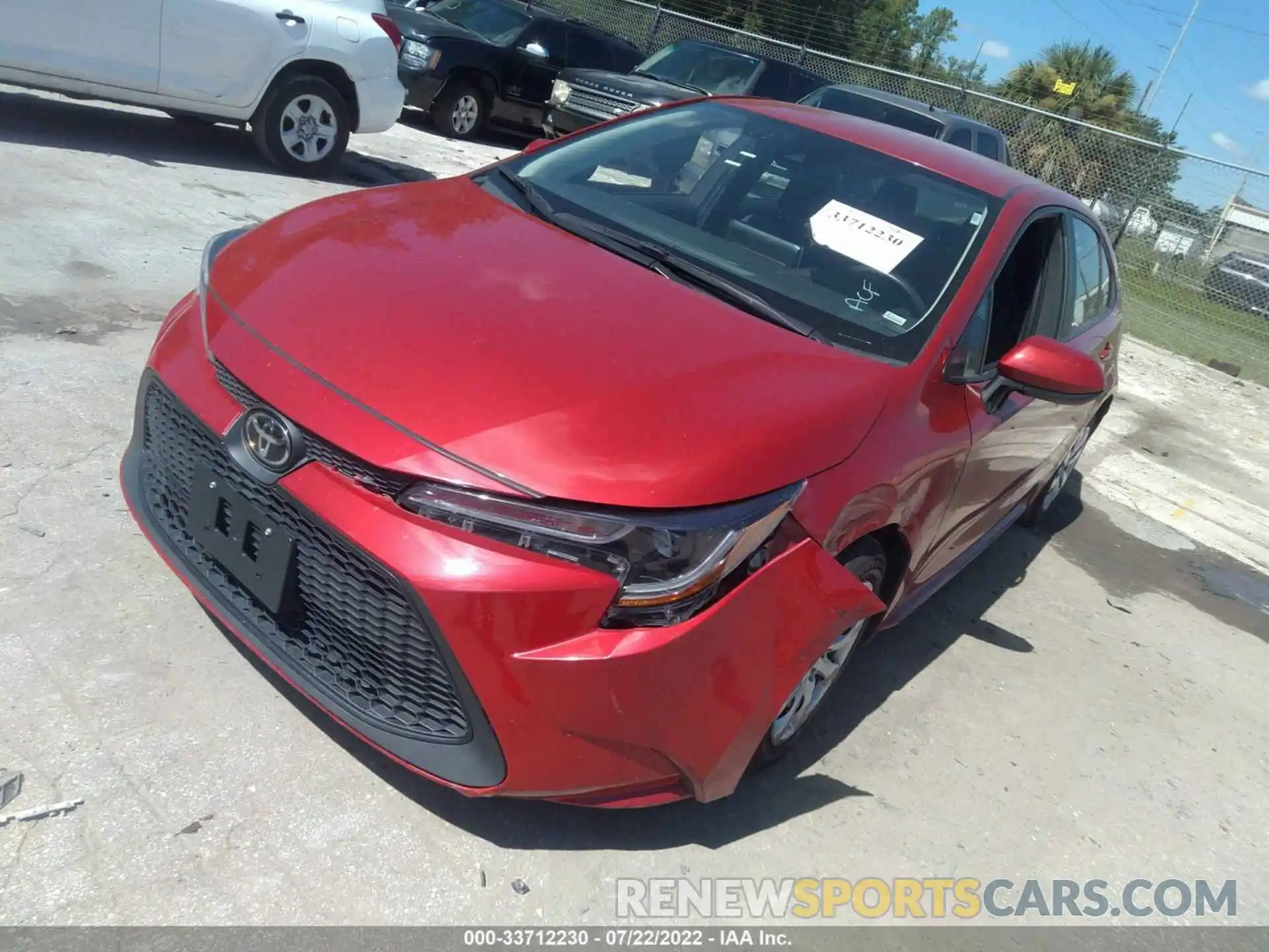 6 Photograph of a damaged car 5YFEPRAE6LP078776 TOYOTA COROLLA 2020