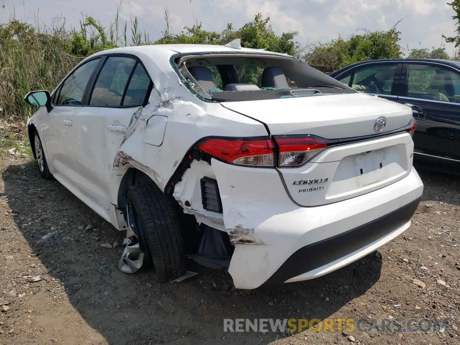 3 Photograph of a damaged car 5YFEPRAE6LP078874 TOYOTA COROLLA 2020