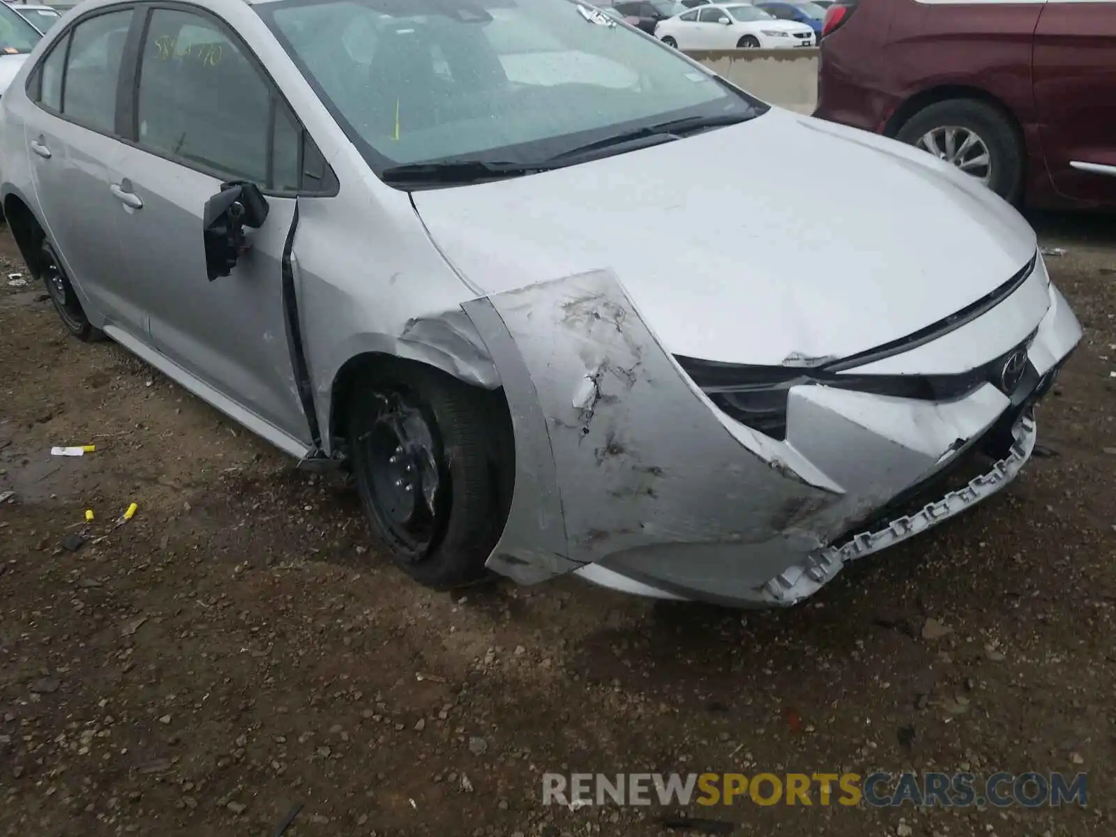 9 Photograph of a damaged car 5YFEPRAE6LP079166 TOYOTA COROLLA 2020