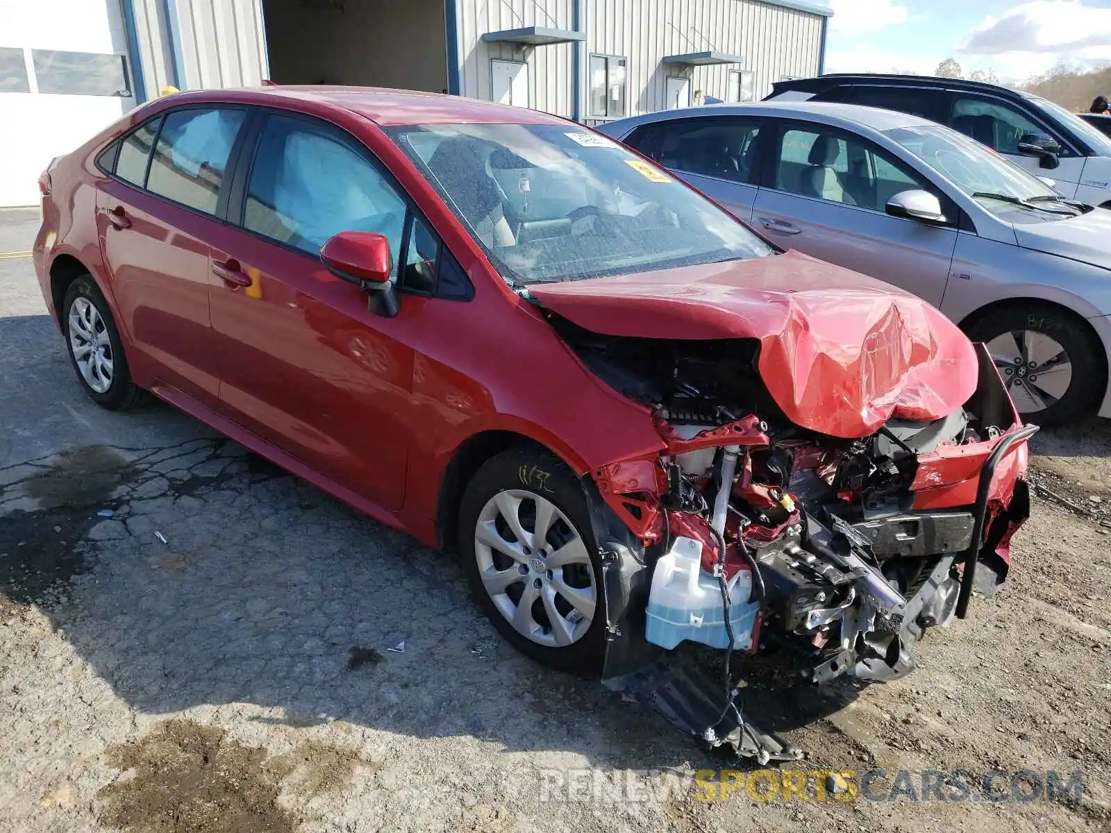 1 Photograph of a damaged car 5YFEPRAE6LP080401 TOYOTA COROLLA 2020