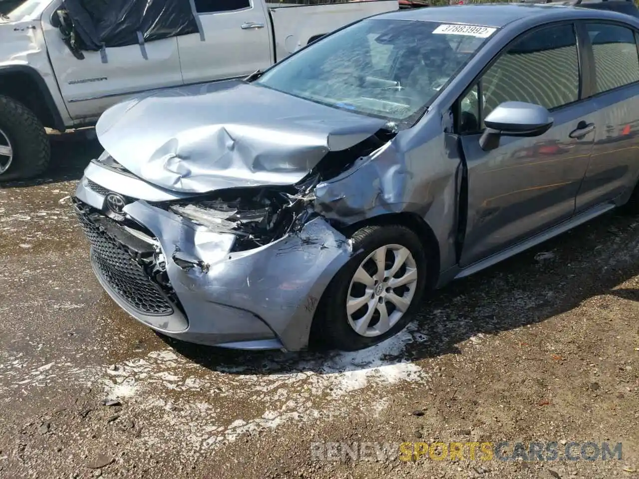 9 Photograph of a damaged car 5YFEPRAE6LP080477 TOYOTA COROLLA 2020