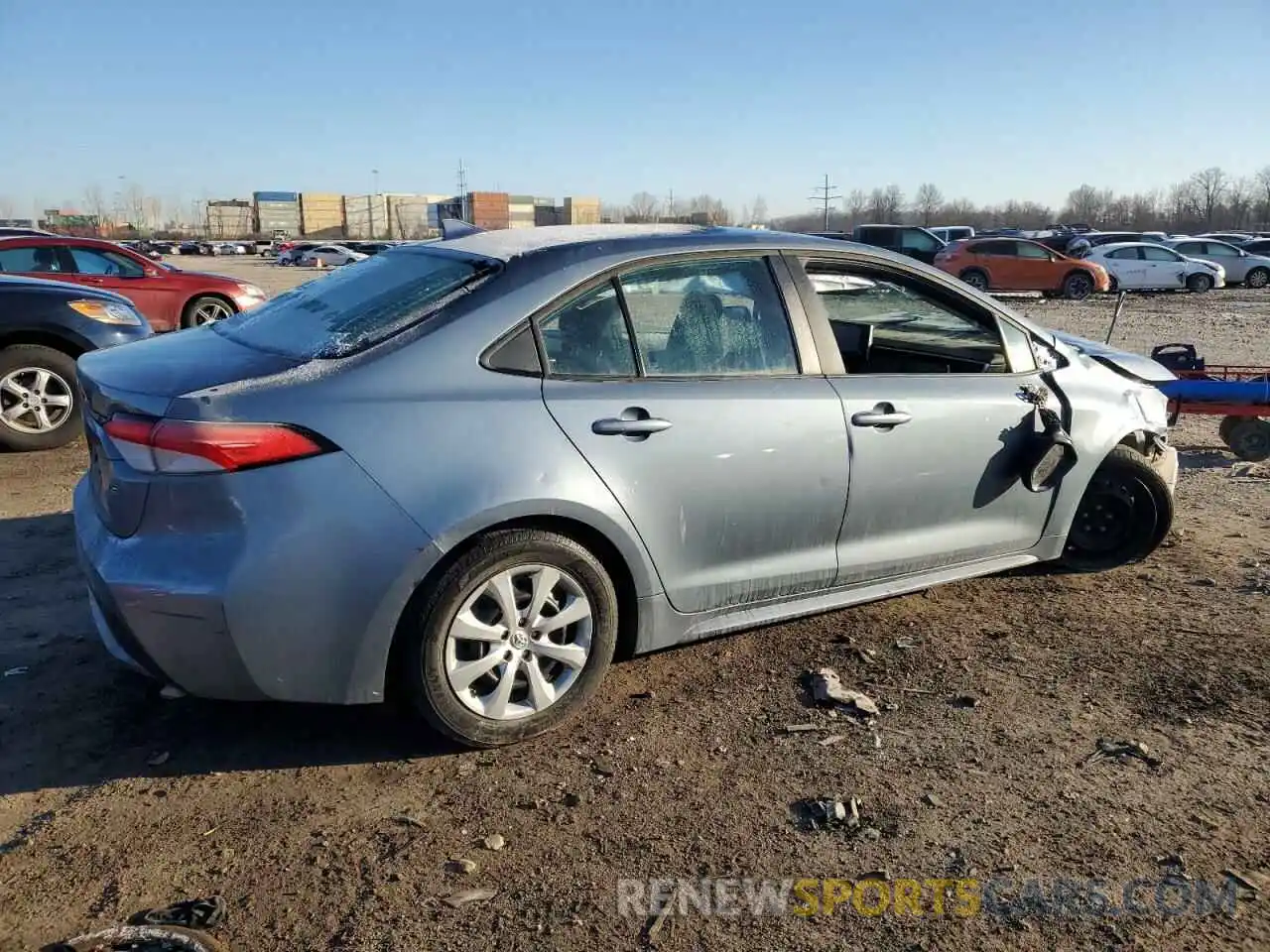 3 Photograph of a damaged car 5YFEPRAE6LP080673 TOYOTA COROLLA 2020