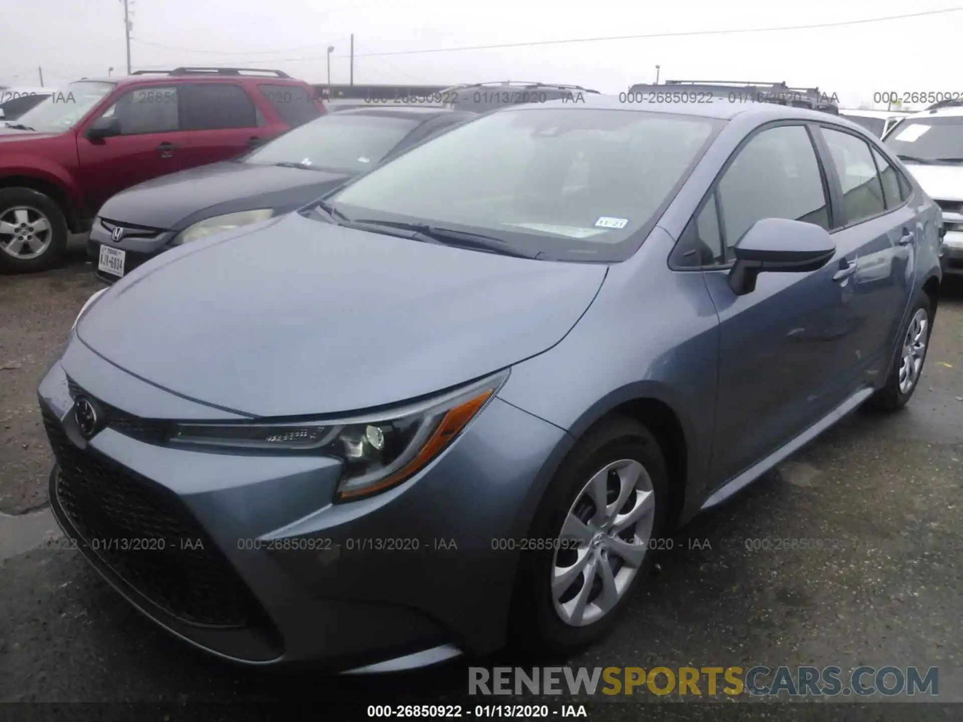 2 Photograph of a damaged car 5YFEPRAE6LP081404 TOYOTA COROLLA 2020