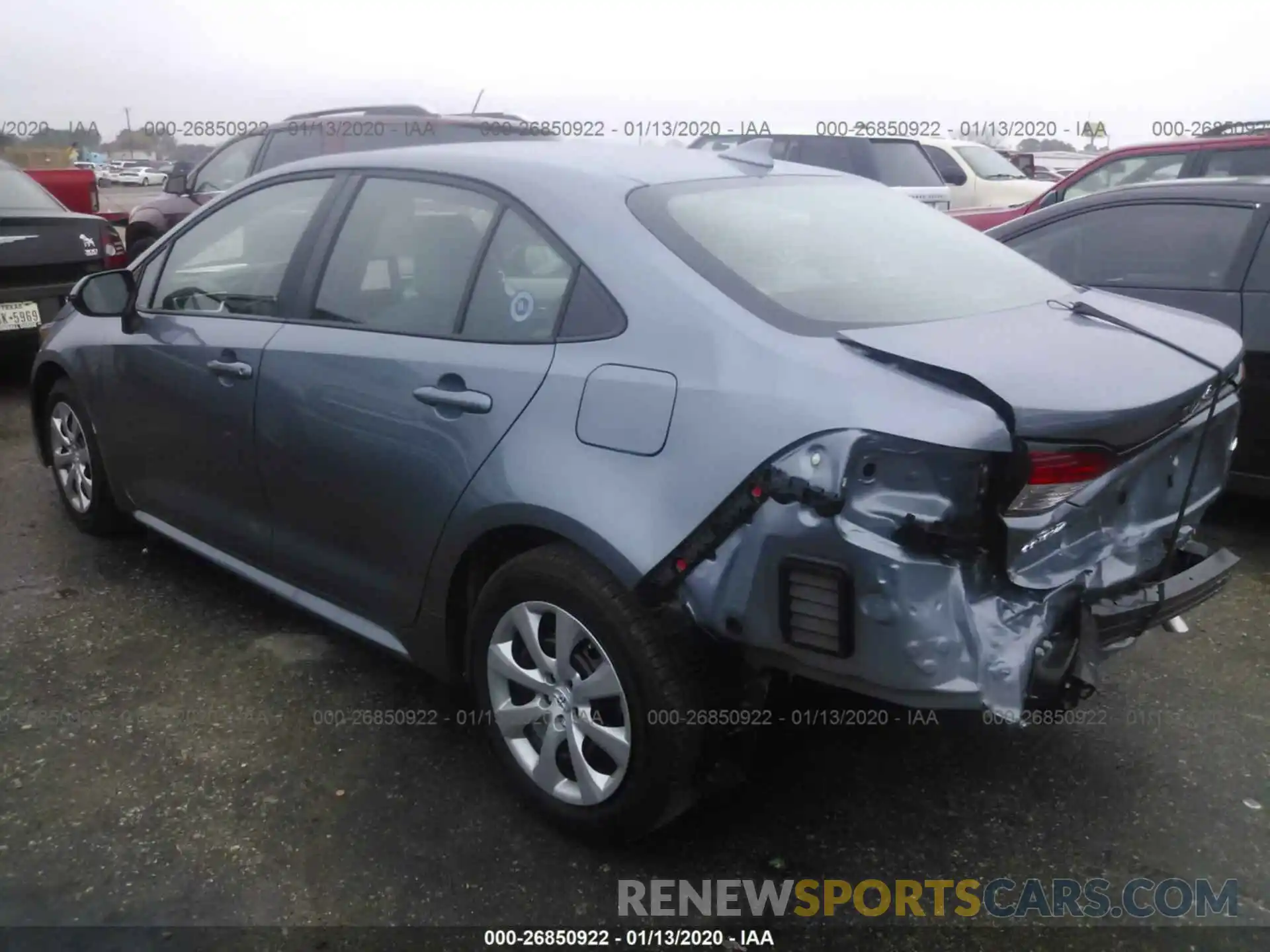 3 Photograph of a damaged car 5YFEPRAE6LP081404 TOYOTA COROLLA 2020