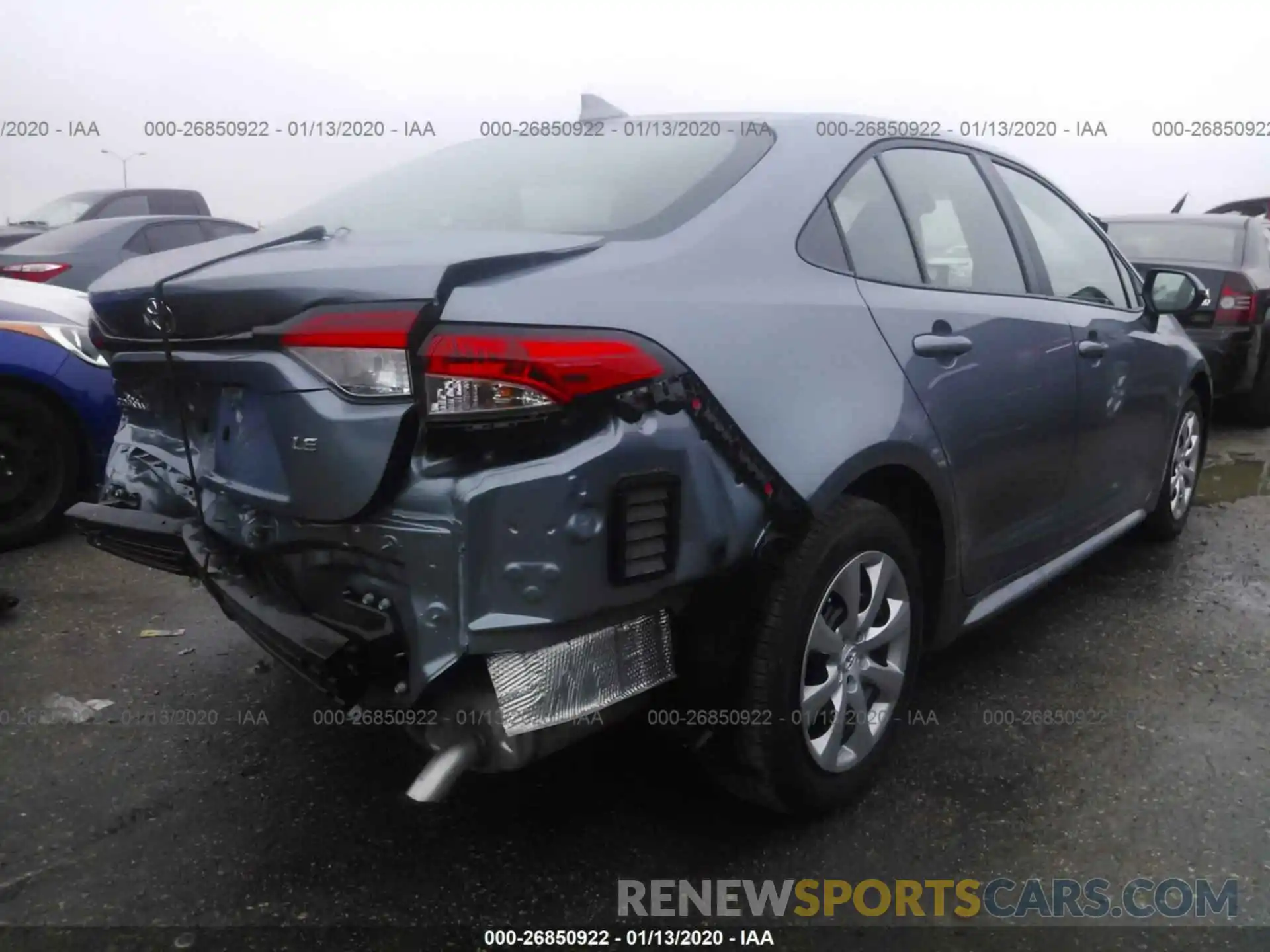 4 Photograph of a damaged car 5YFEPRAE6LP081404 TOYOTA COROLLA 2020