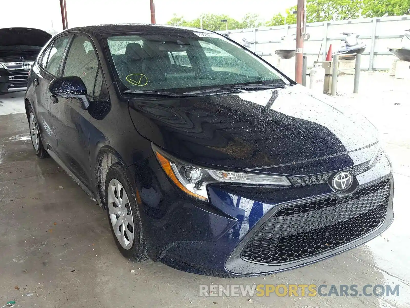 1 Photograph of a damaged car 5YFEPRAE6LP081824 TOYOTA COROLLA 2020