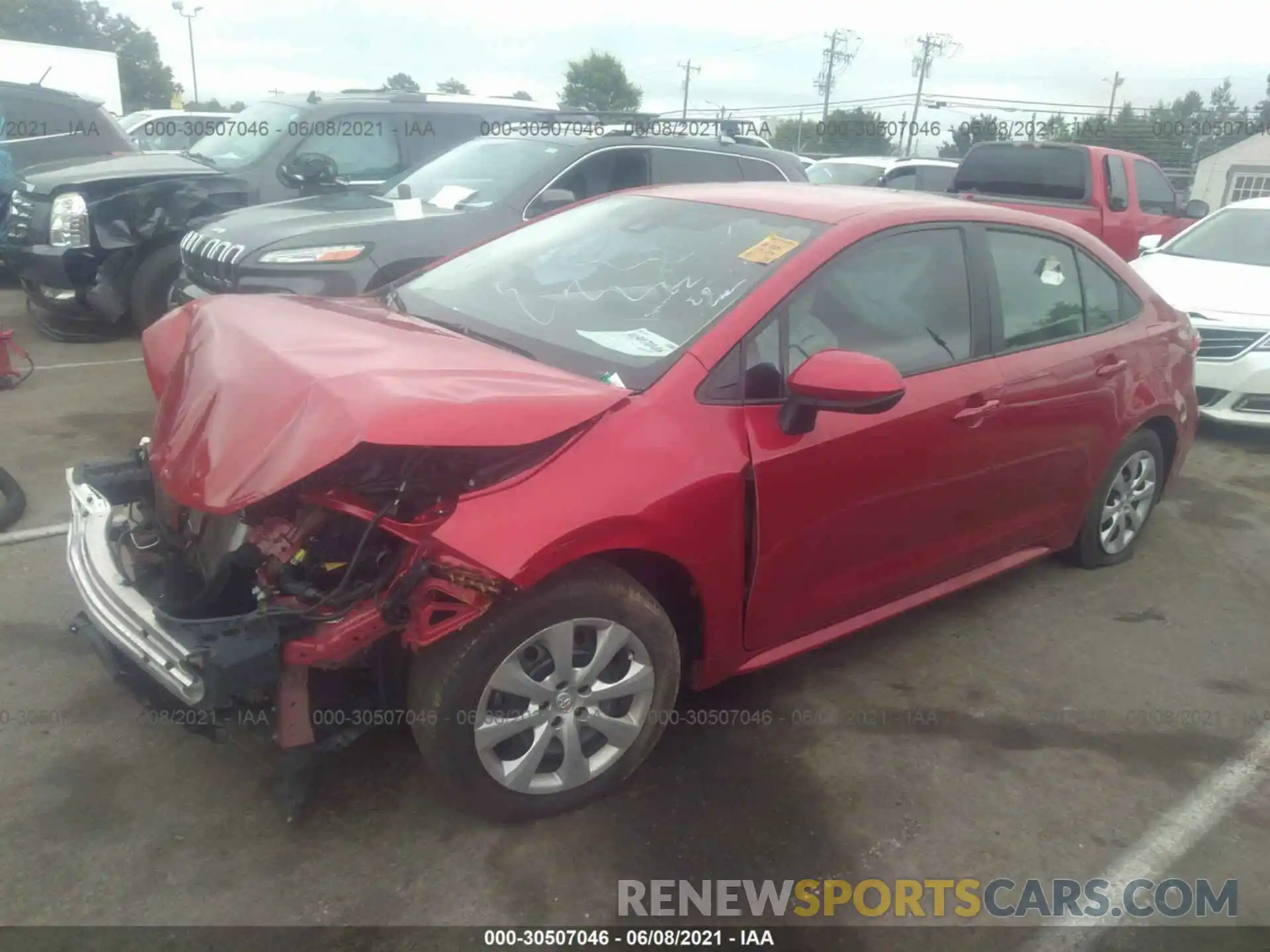 6 Photograph of a damaged car 5YFEPRAE6LP083069 TOYOTA COROLLA 2020