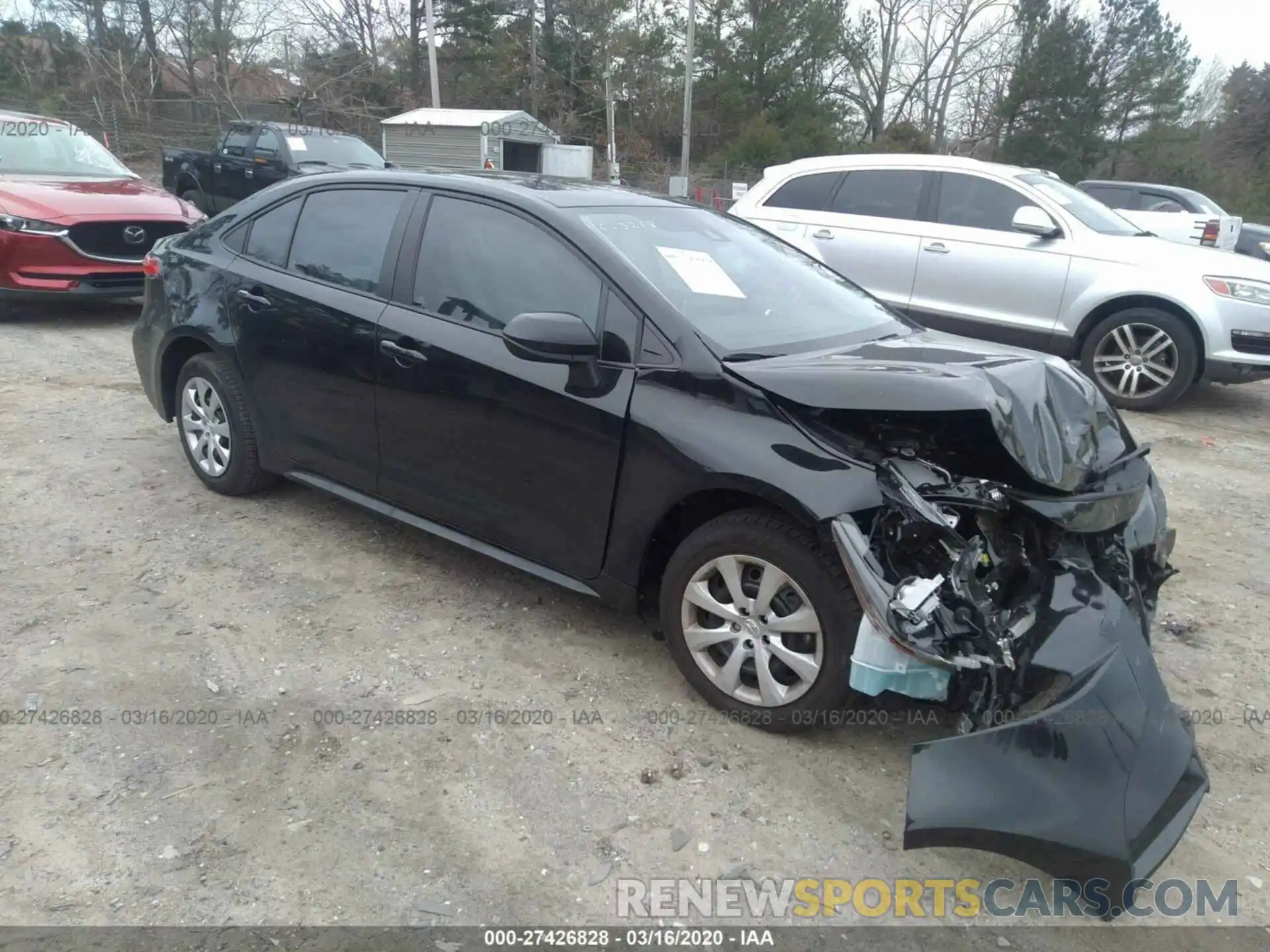 1 Photograph of a damaged car 5YFEPRAE6LP083203 TOYOTA COROLLA 2020