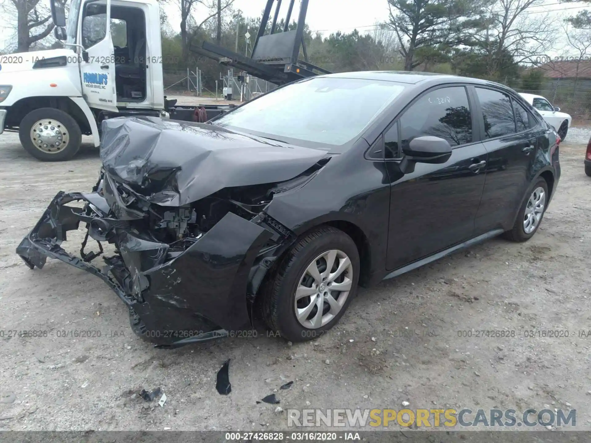 2 Photograph of a damaged car 5YFEPRAE6LP083203 TOYOTA COROLLA 2020