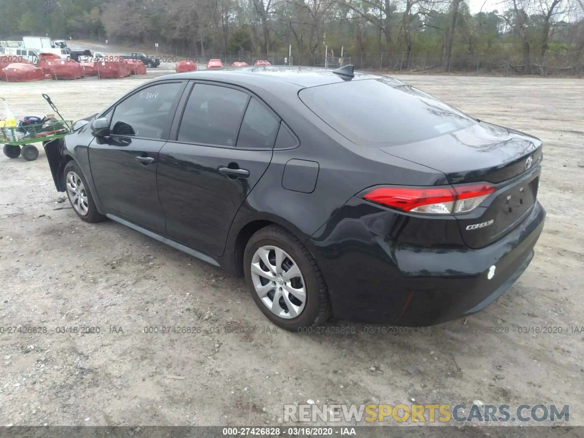 3 Photograph of a damaged car 5YFEPRAE6LP083203 TOYOTA COROLLA 2020