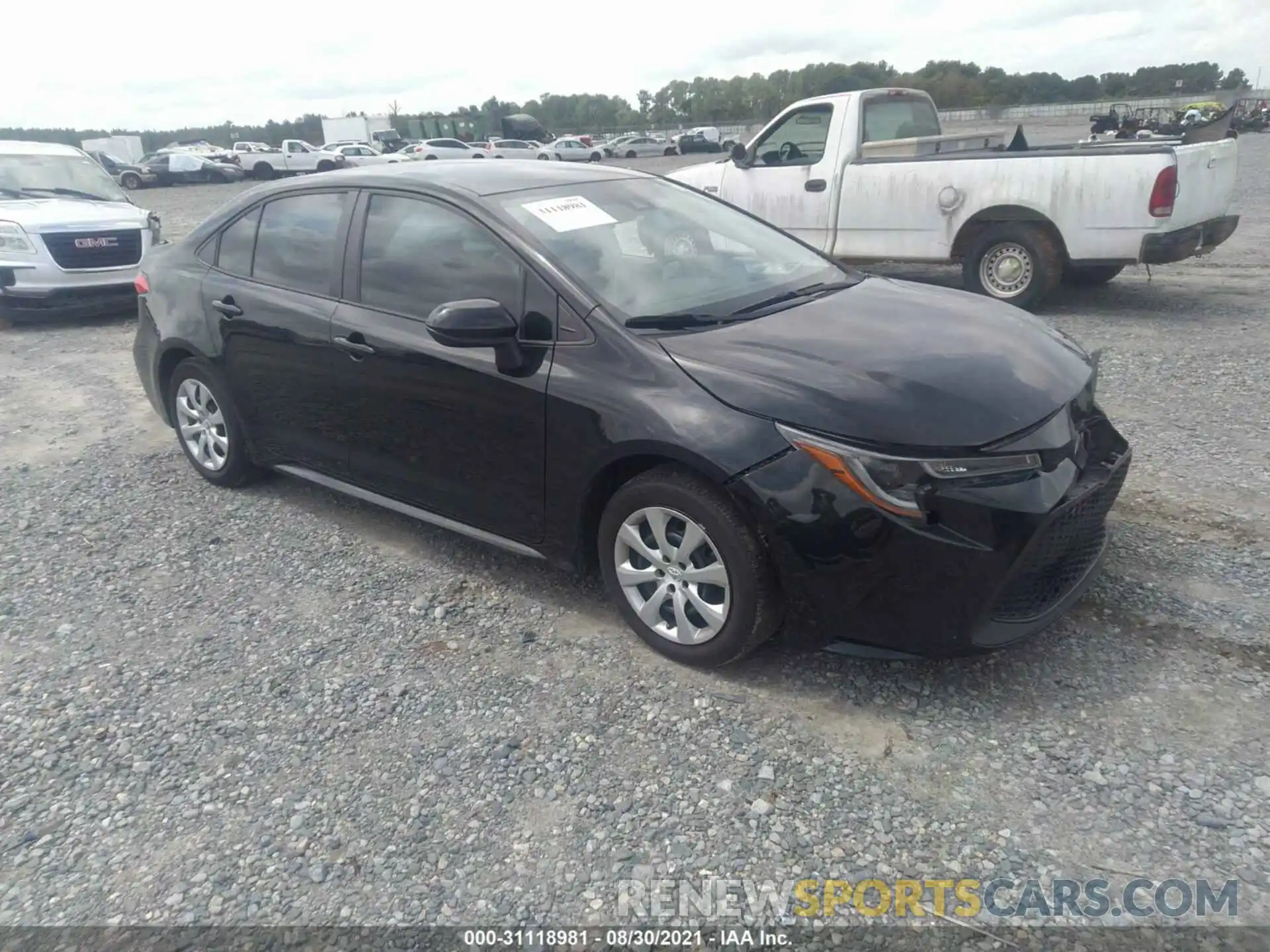 1 Photograph of a damaged car 5YFEPRAE6LP084125 TOYOTA COROLLA 2020