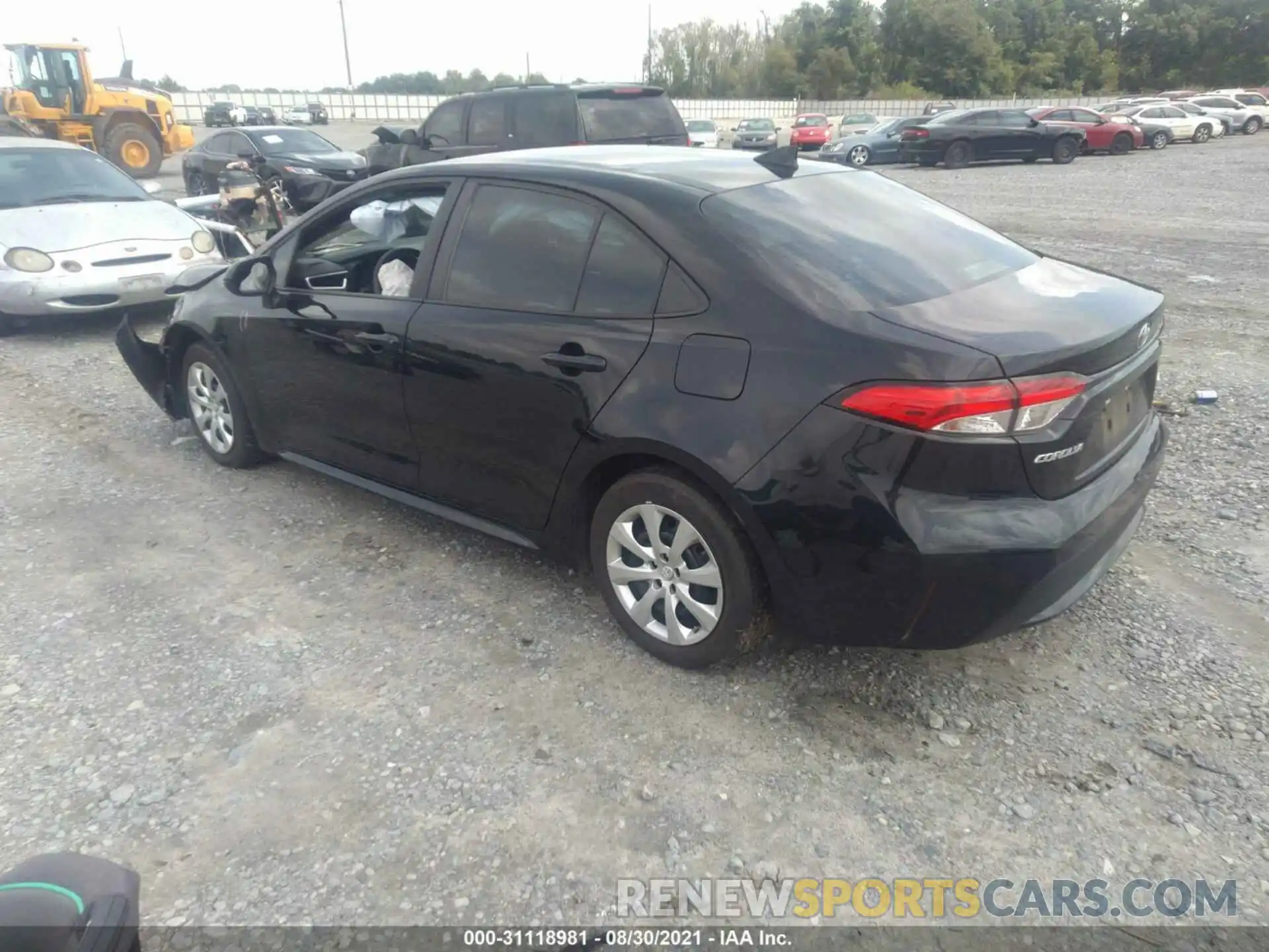 3 Photograph of a damaged car 5YFEPRAE6LP084125 TOYOTA COROLLA 2020