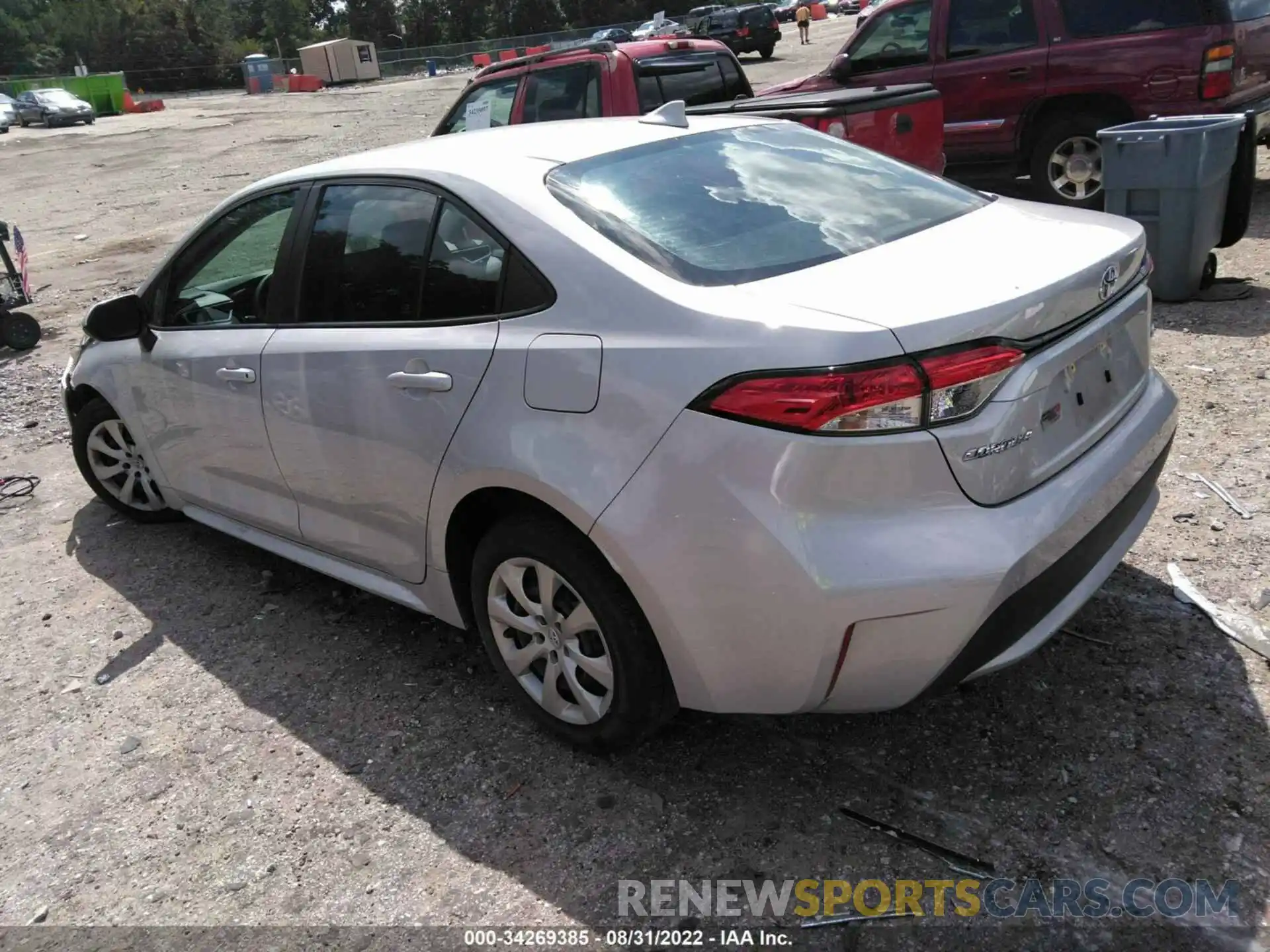 3 Photograph of a damaged car 5YFEPRAE6LP084142 TOYOTA COROLLA 2020