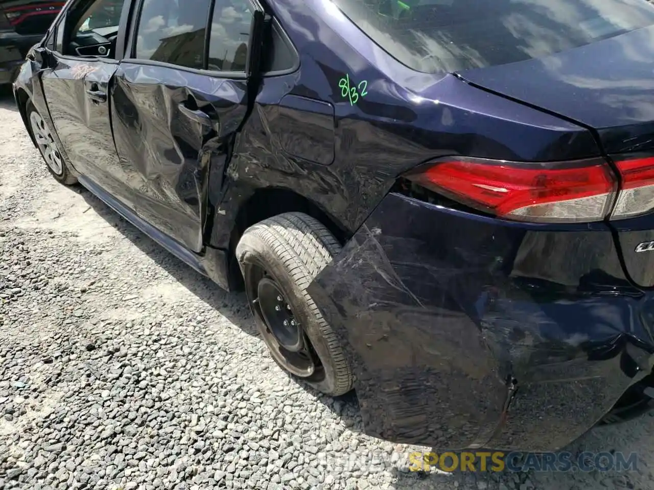 9 Photograph of a damaged car 5YFEPRAE6LP086229 TOYOTA COROLLA 2020