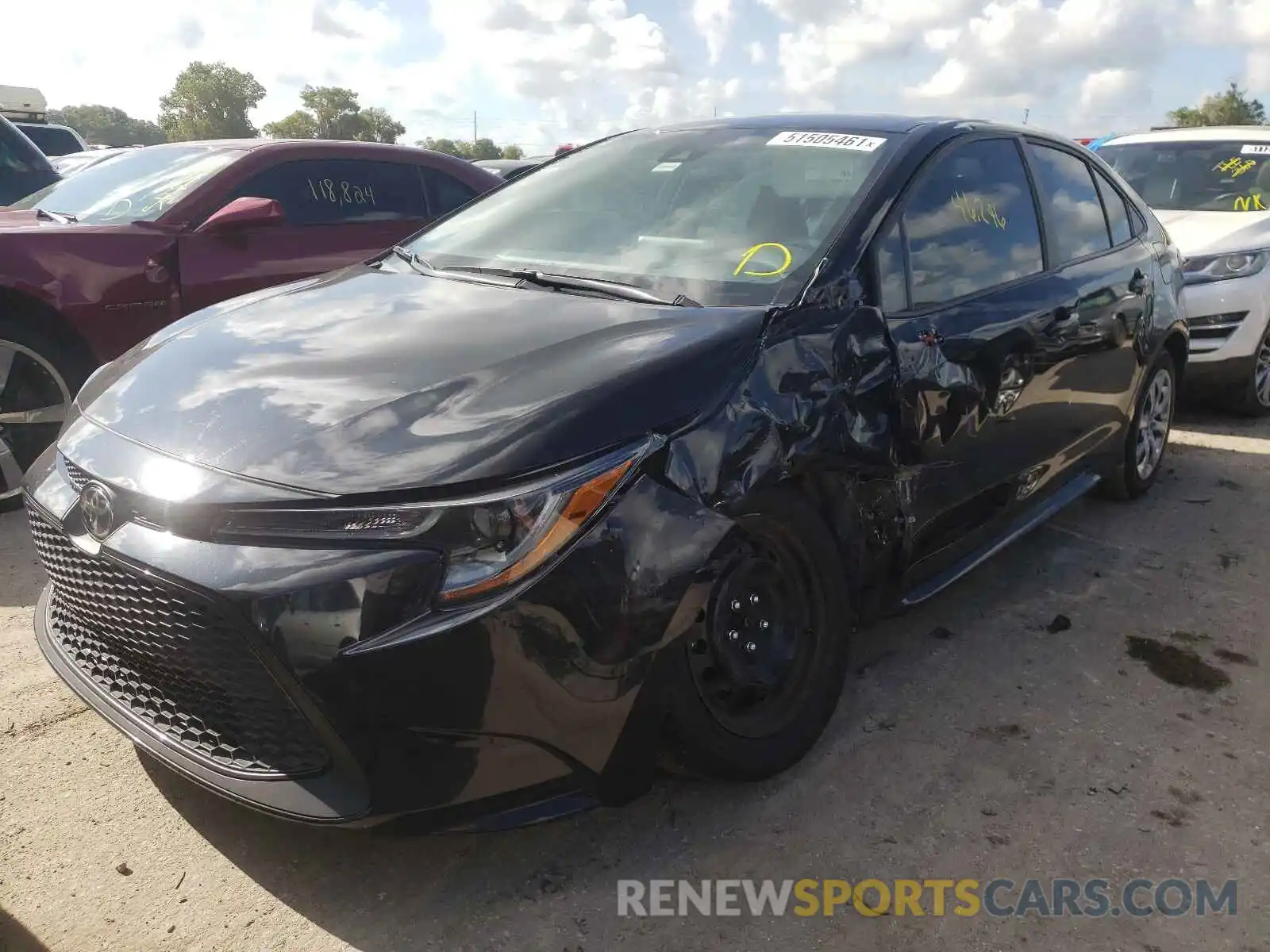 9 Photograph of a damaged car 5YFEPRAE6LP086330 TOYOTA COROLLA 2020