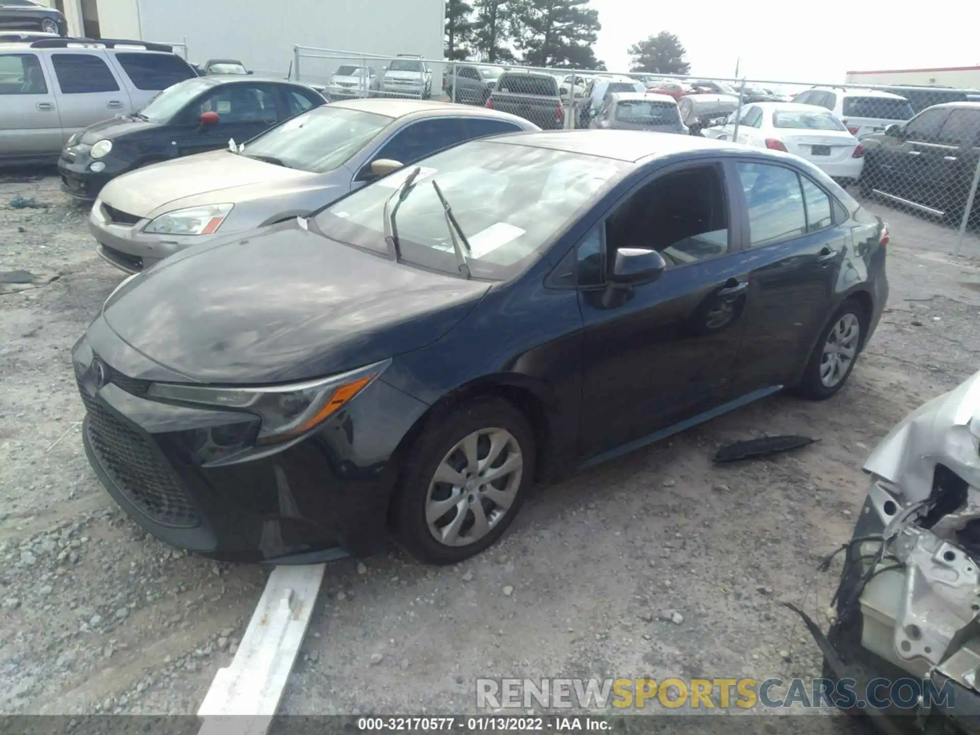 2 Photograph of a damaged car 5YFEPRAE6LP086456 TOYOTA COROLLA 2020