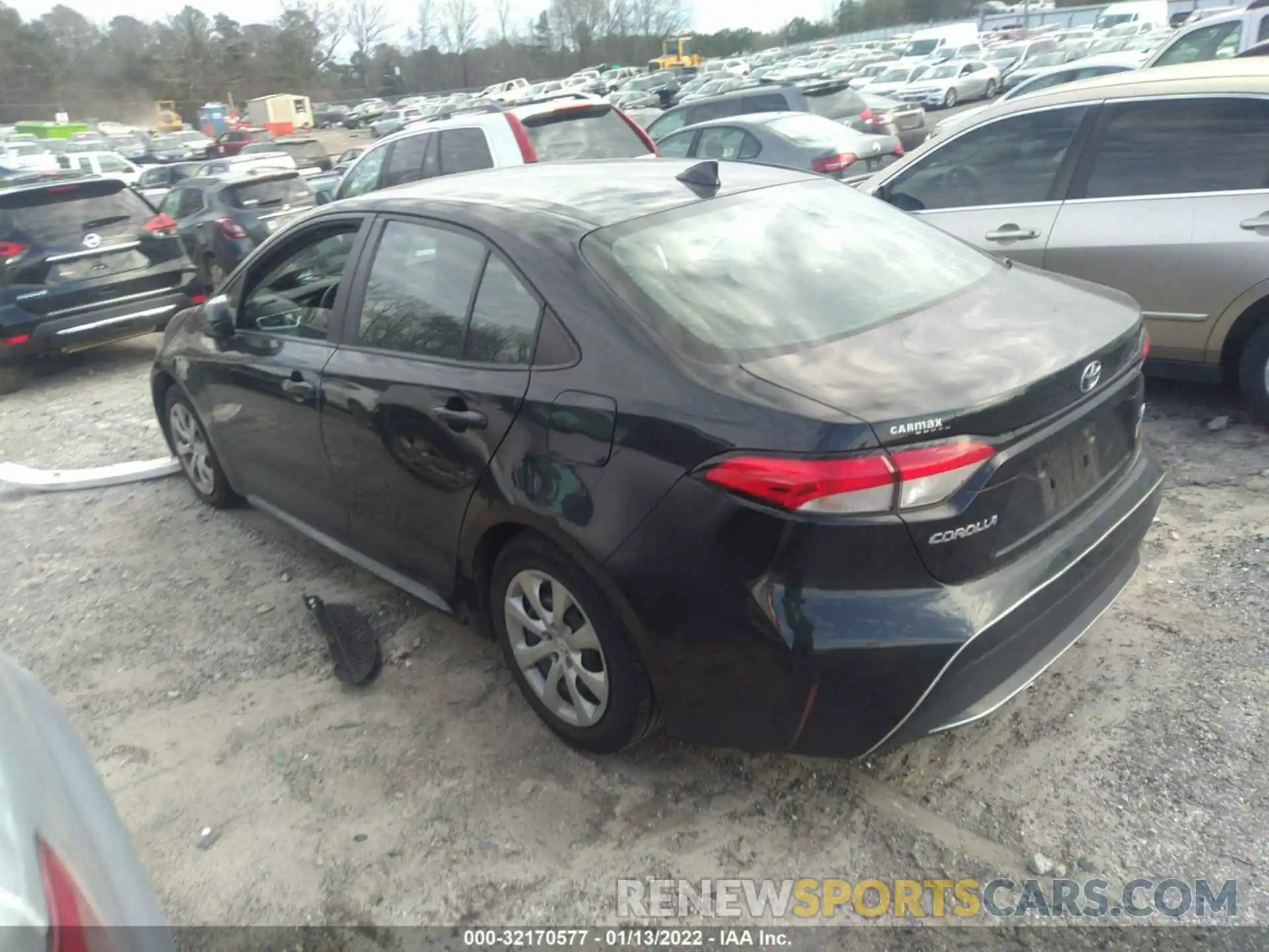 3 Photograph of a damaged car 5YFEPRAE6LP086456 TOYOTA COROLLA 2020