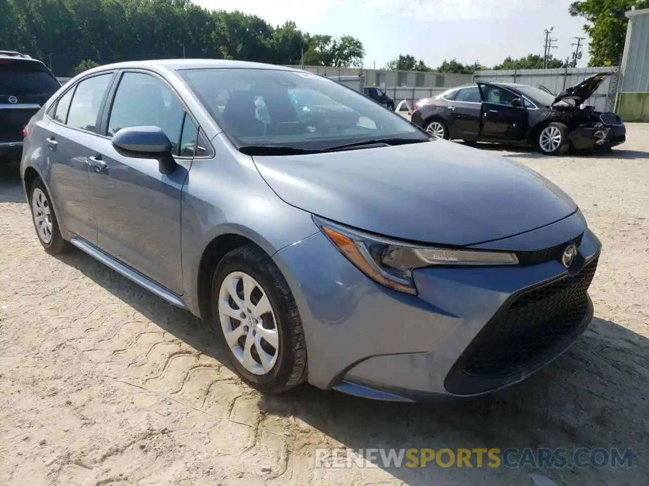 1 Photograph of a damaged car 5YFEPRAE6LP086621 TOYOTA COROLLA 2020