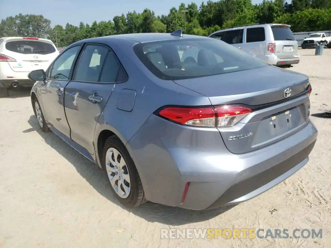 3 Photograph of a damaged car 5YFEPRAE6LP086621 TOYOTA COROLLA 2020