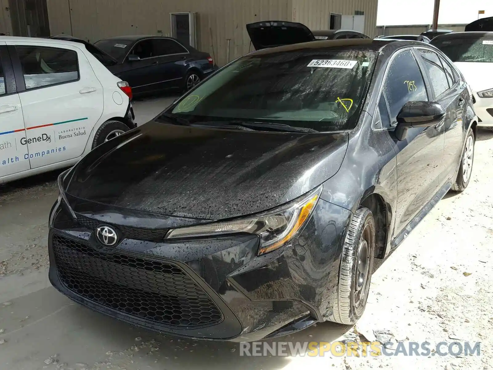 2 Photograph of a damaged car 5YFEPRAE6LP086778 TOYOTA COROLLA 2020