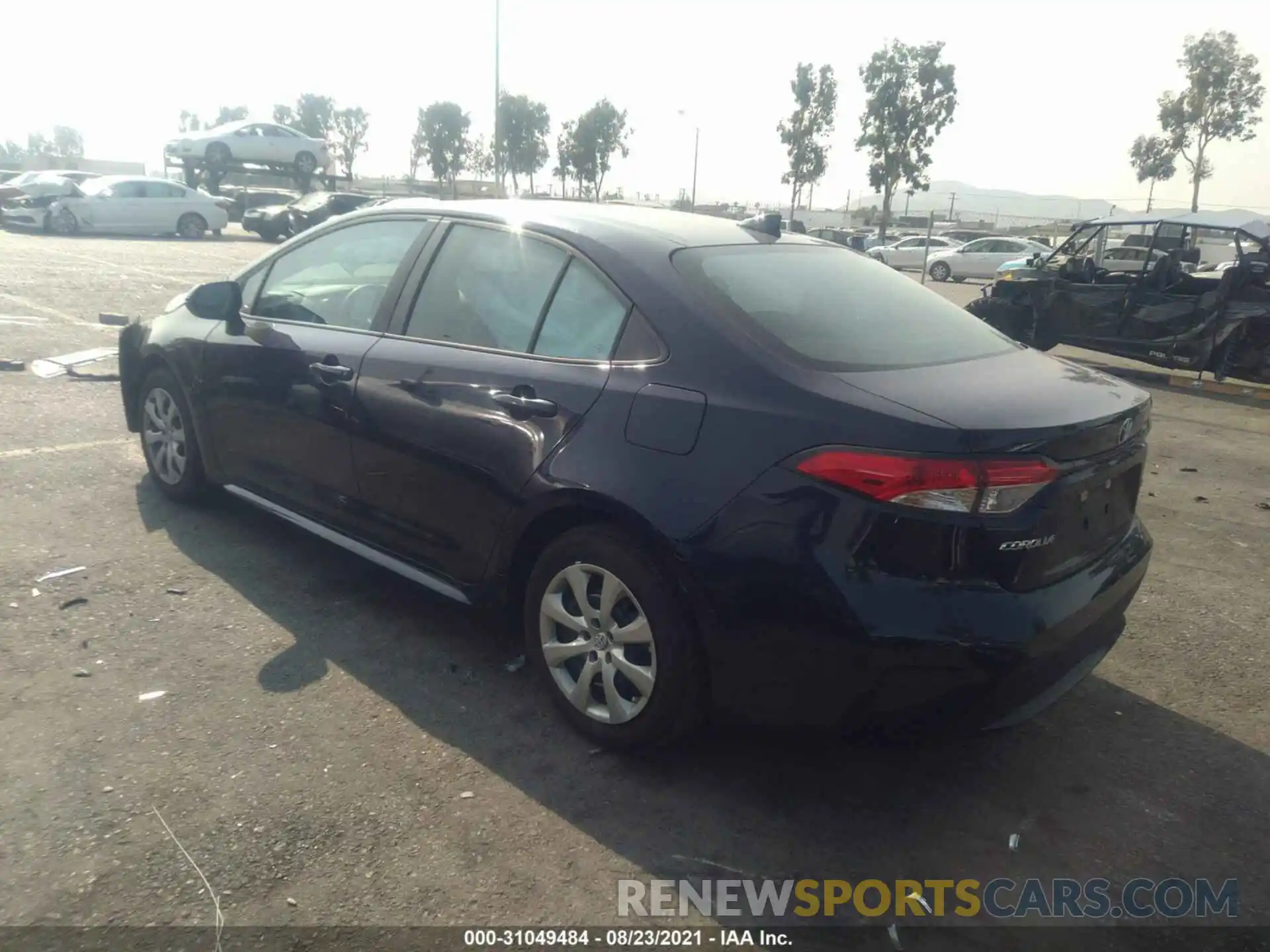 3 Photograph of a damaged car 5YFEPRAE6LP087073 TOYOTA COROLLA 2020