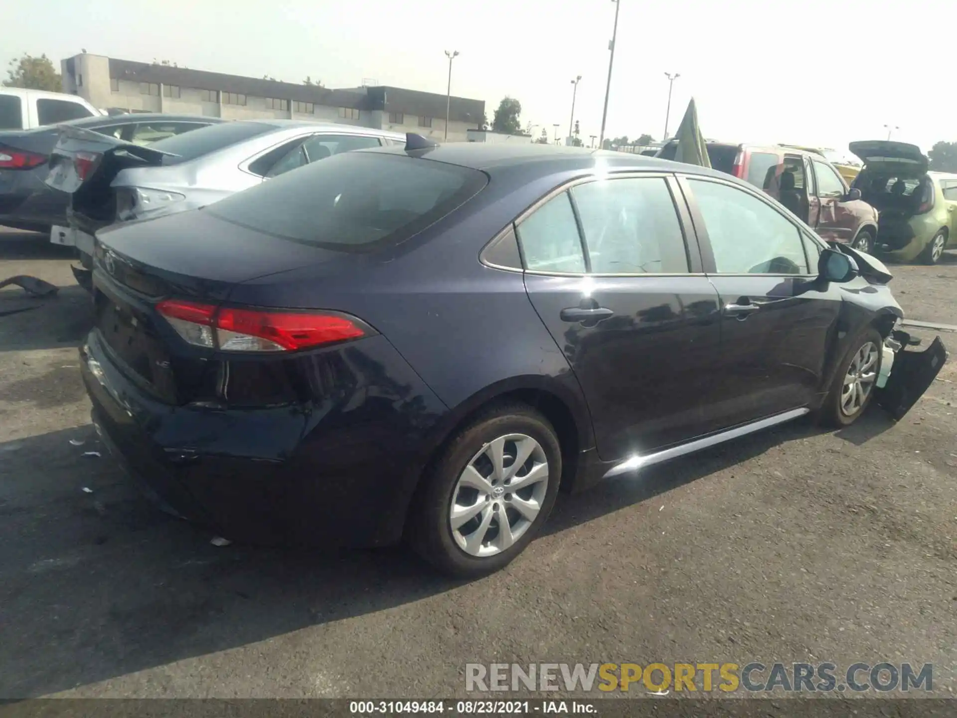 4 Photograph of a damaged car 5YFEPRAE6LP087073 TOYOTA COROLLA 2020