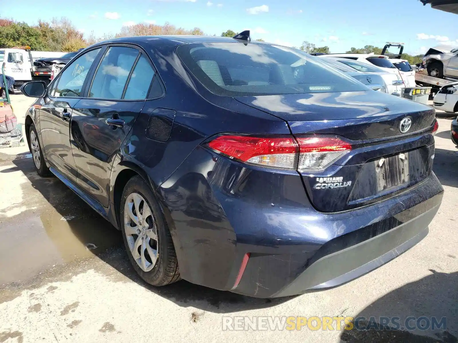 3 Photograph of a damaged car 5YFEPRAE6LP087445 TOYOTA COROLLA 2020