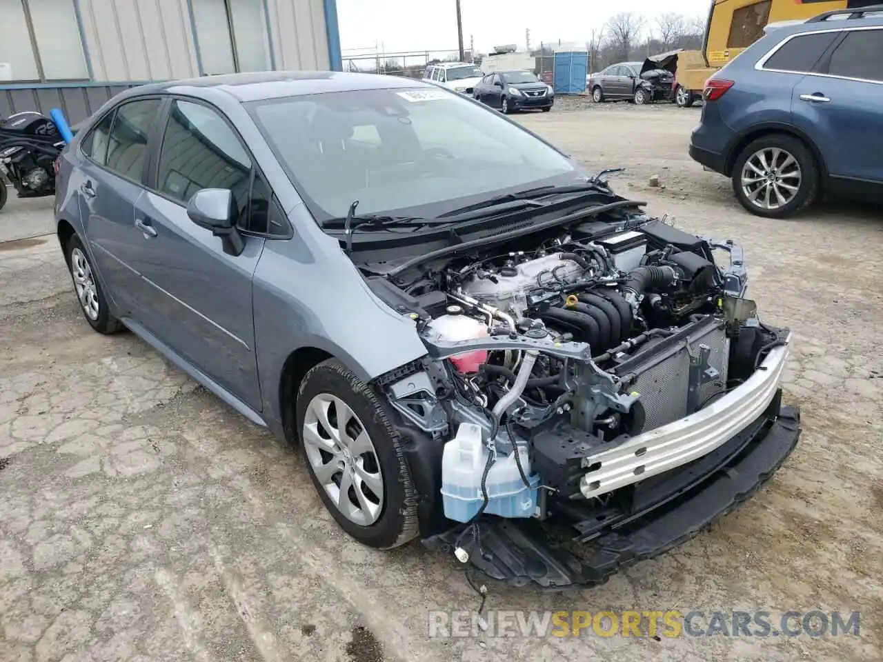 1 Photograph of a damaged car 5YFEPRAE6LP087851 TOYOTA COROLLA 2020