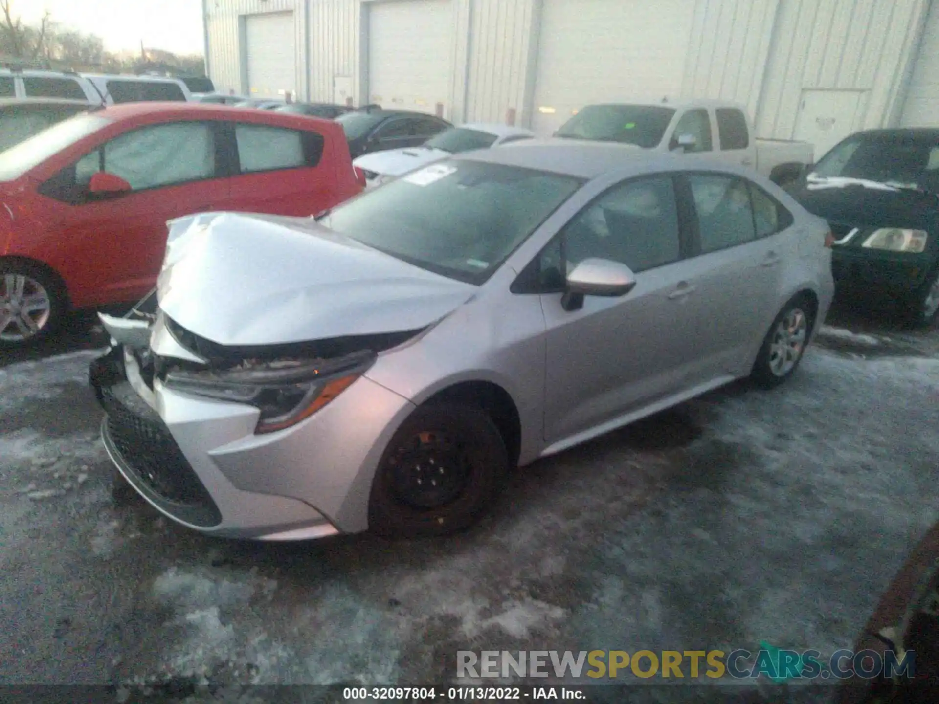 2 Photograph of a damaged car 5YFEPRAE6LP088126 TOYOTA COROLLA 2020