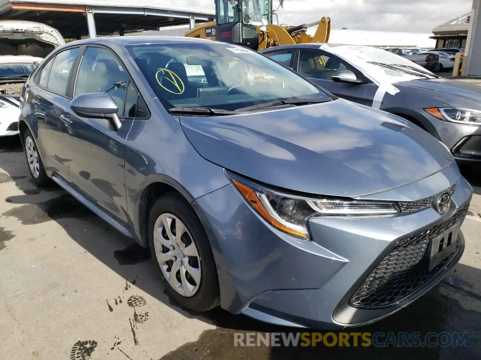 1 Photograph of a damaged car 5YFEPRAE6LP088417 TOYOTA COROLLA 2020