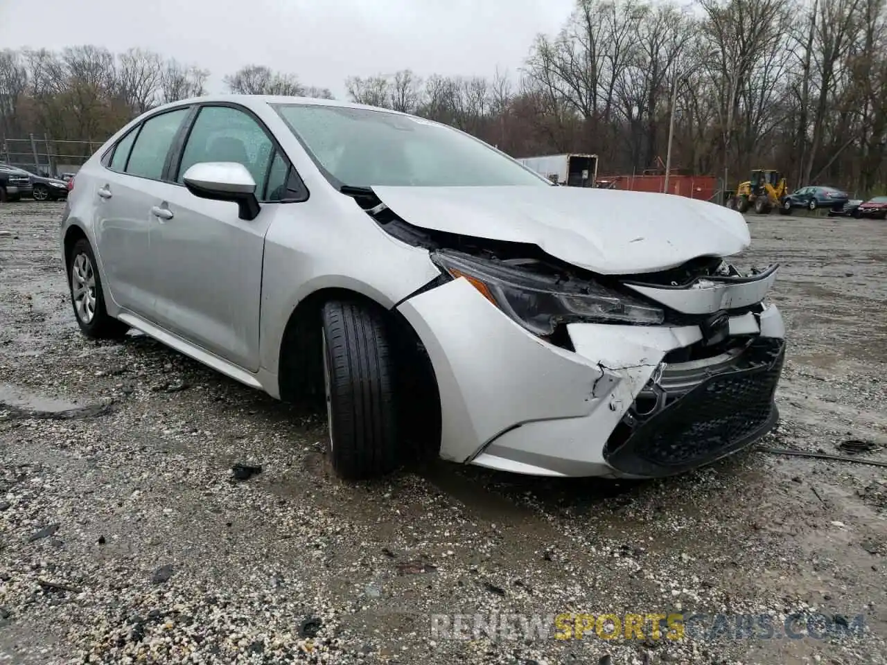 1 Photograph of a damaged car 5YFEPRAE6LP088949 TOYOTA COROLLA 2020